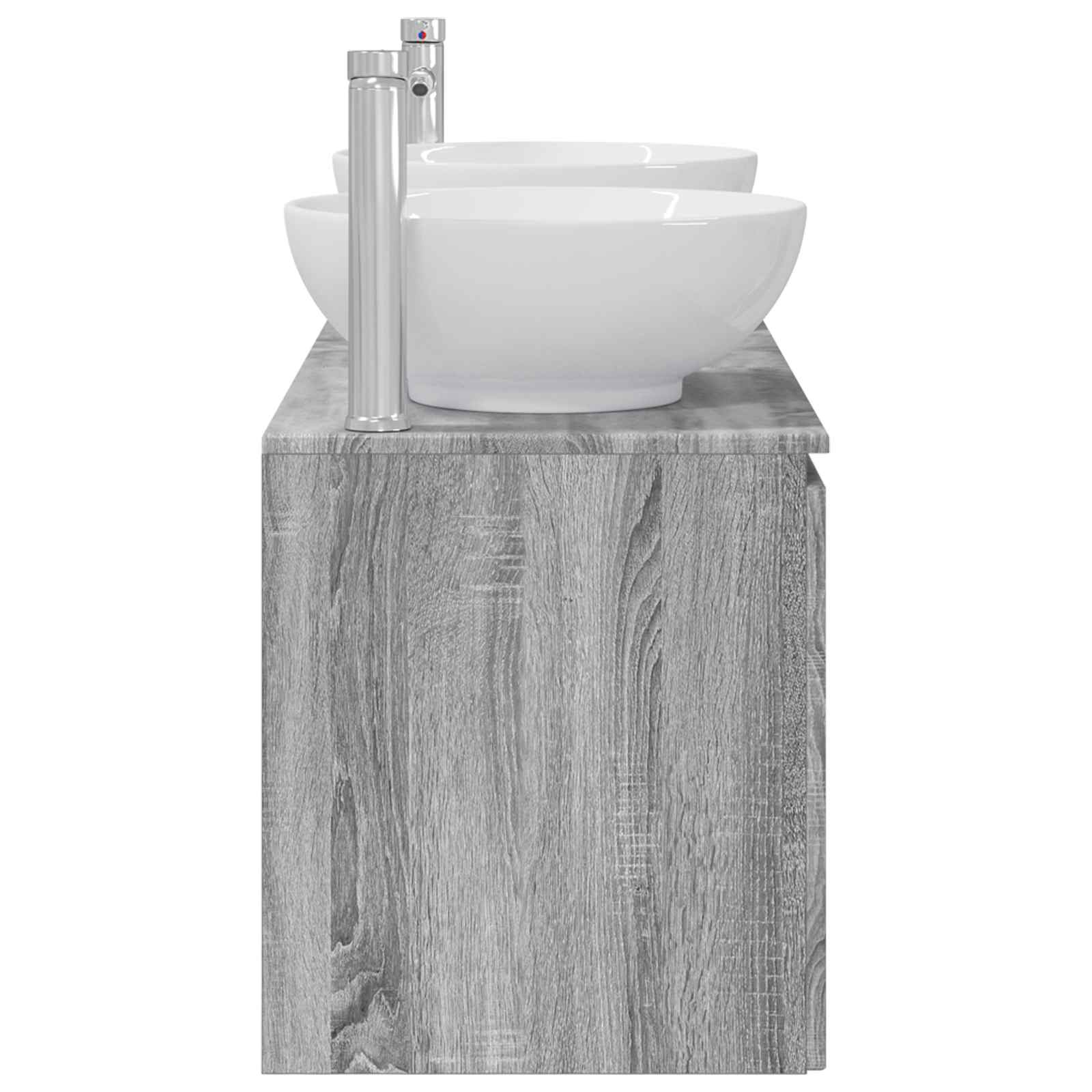 Ensemble d'armoire de salle de bain 3 pc Sonoma gris