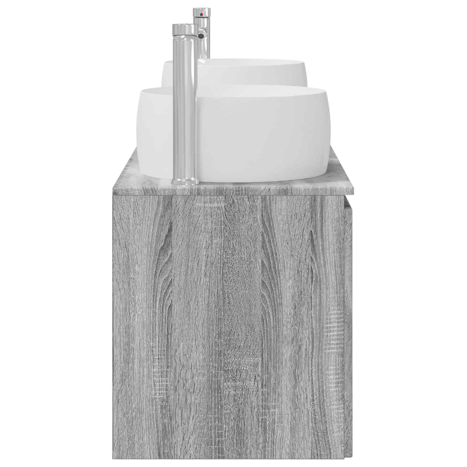 Ensemble d'armoire de salle de bain 3 pc Sonoma gris