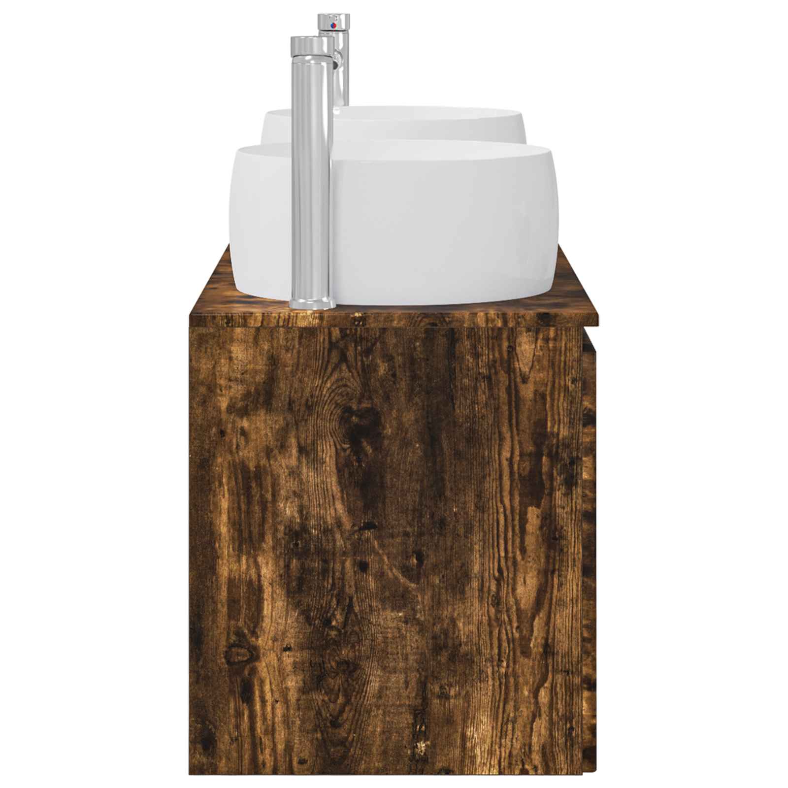 Ensemble d'armoire de salle de bain 3 pc Chêne fumé