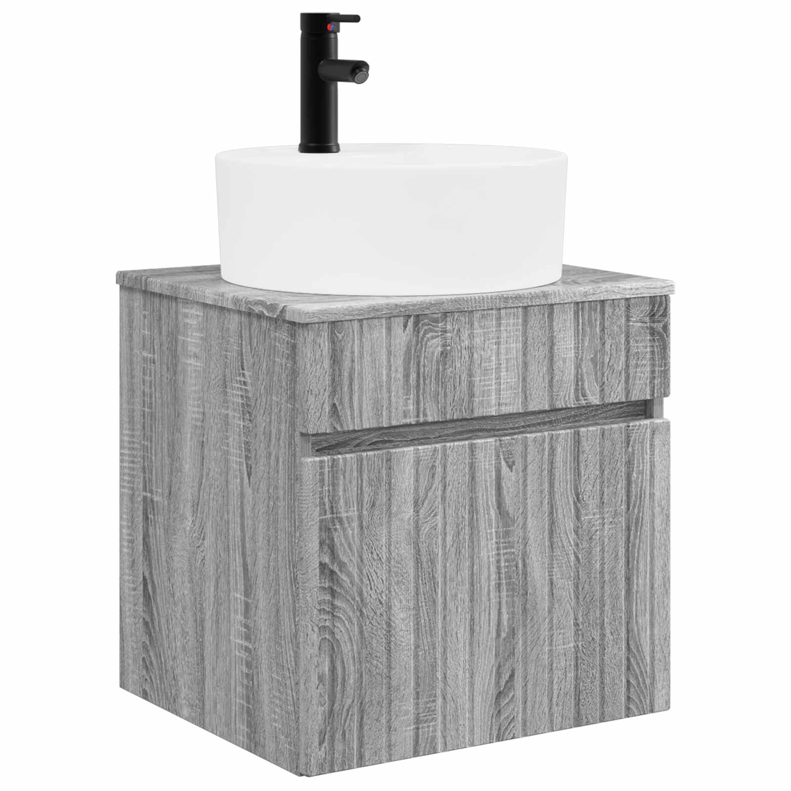 Ensemble d'armoire de salle de bain 3 pc Sonoma gris