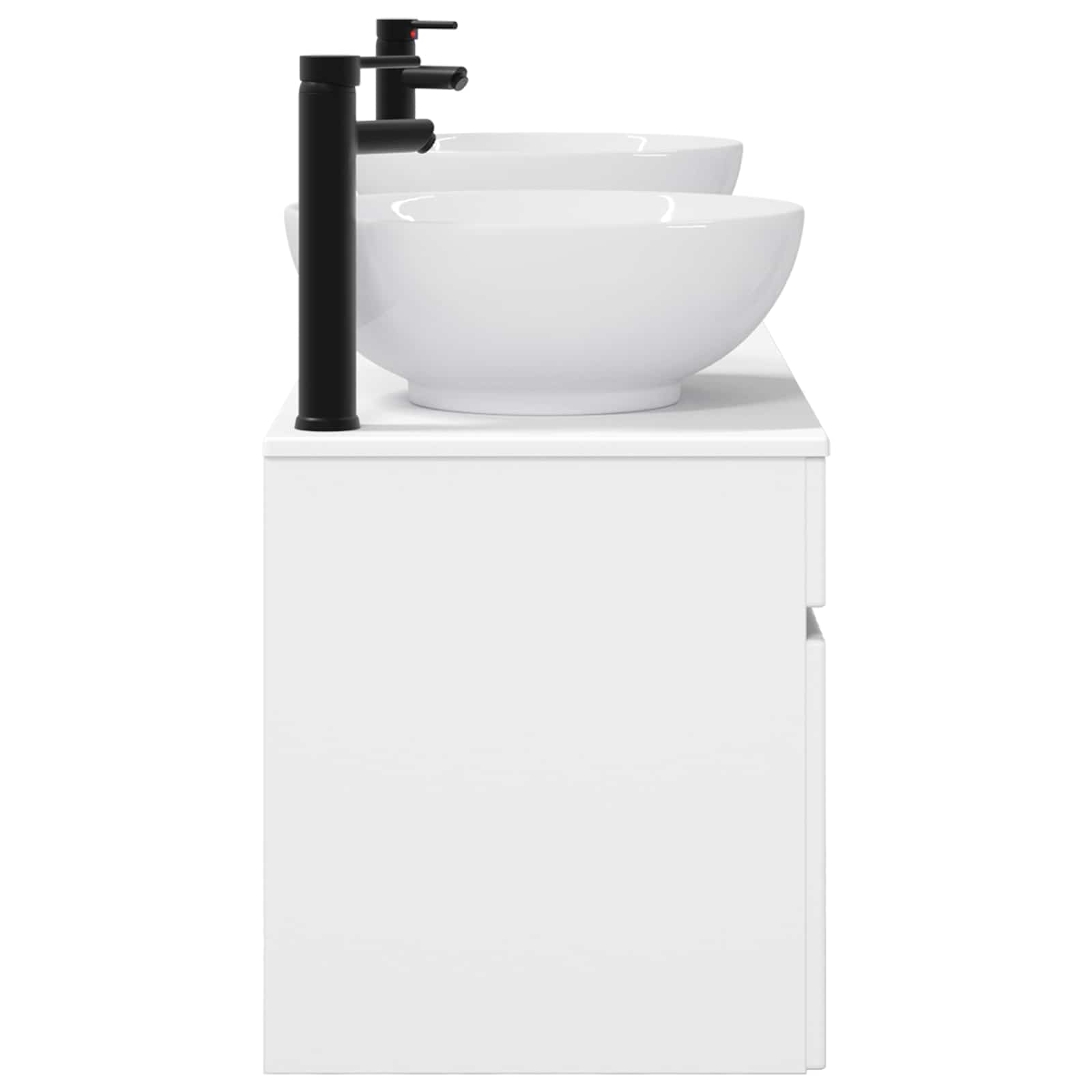 Ensemble d'armoire de salle de bain 3 pc Blanc