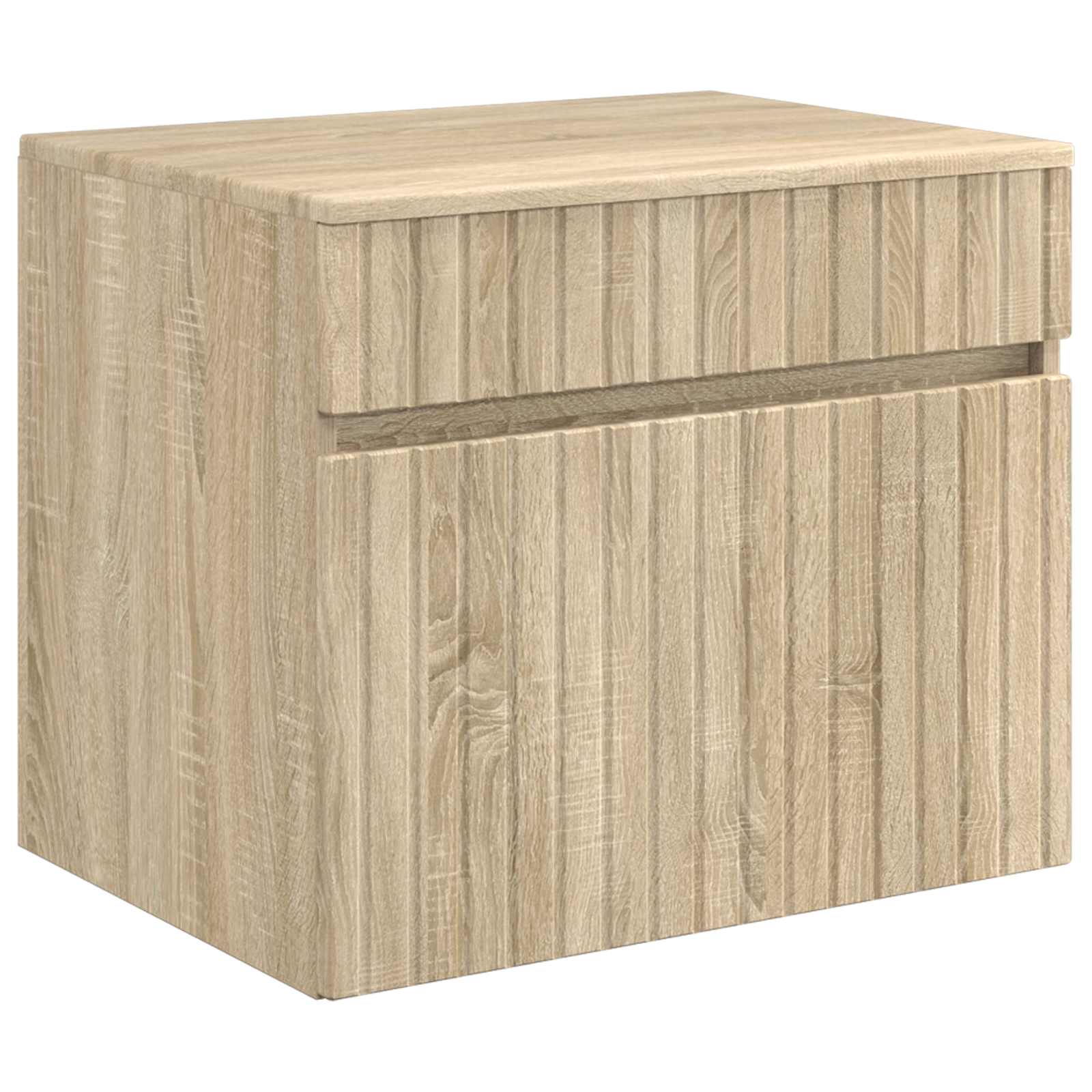 Ensemble d'armoire de salle de bain 3 pc Chêne Sonoma