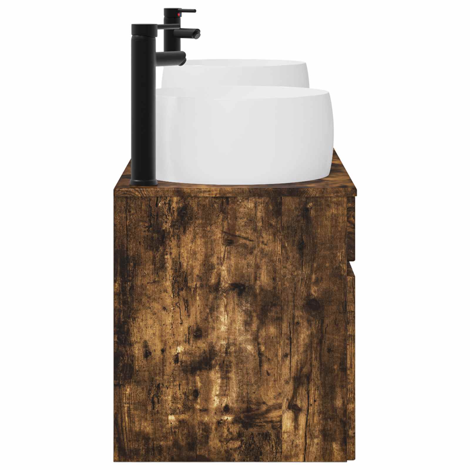 Ensemble d'armoire de salle de bain 3 pc Chêne fumé