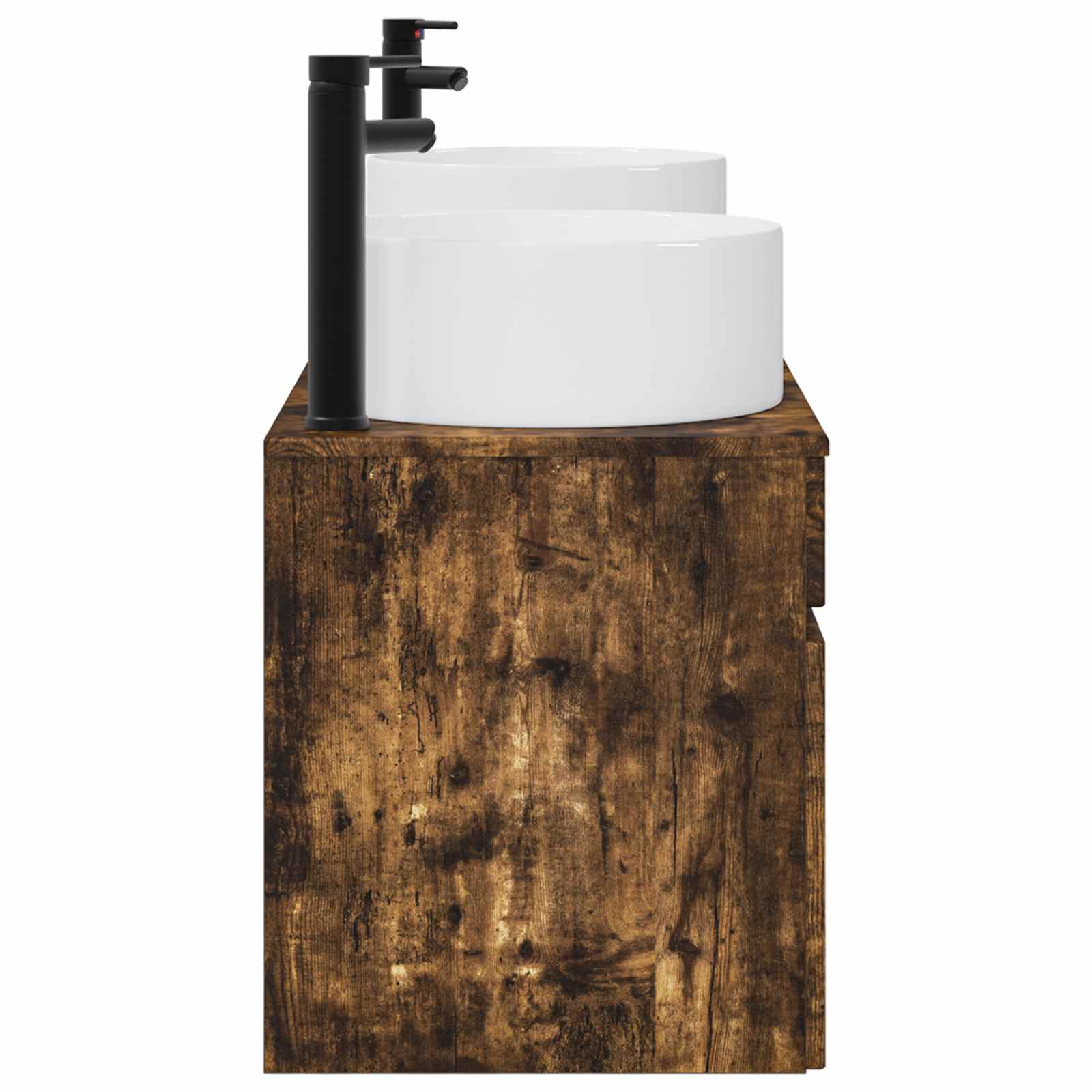 Ensemble d'armoire de salle de bain 3 pc Chêne fumé
