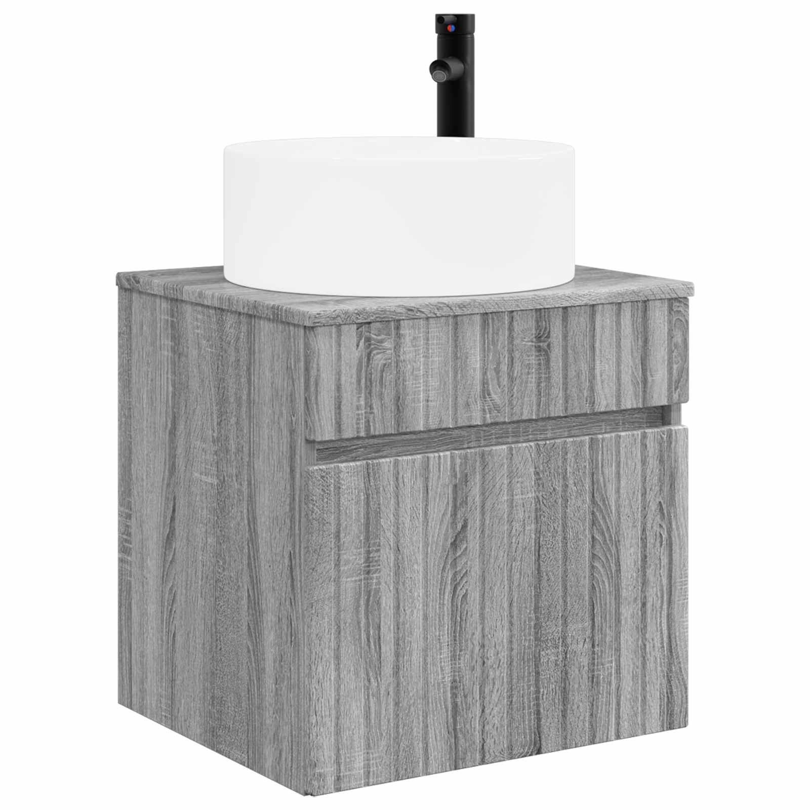 Ensemble d'armoire de salle de bain 3 pc Sonoma gris