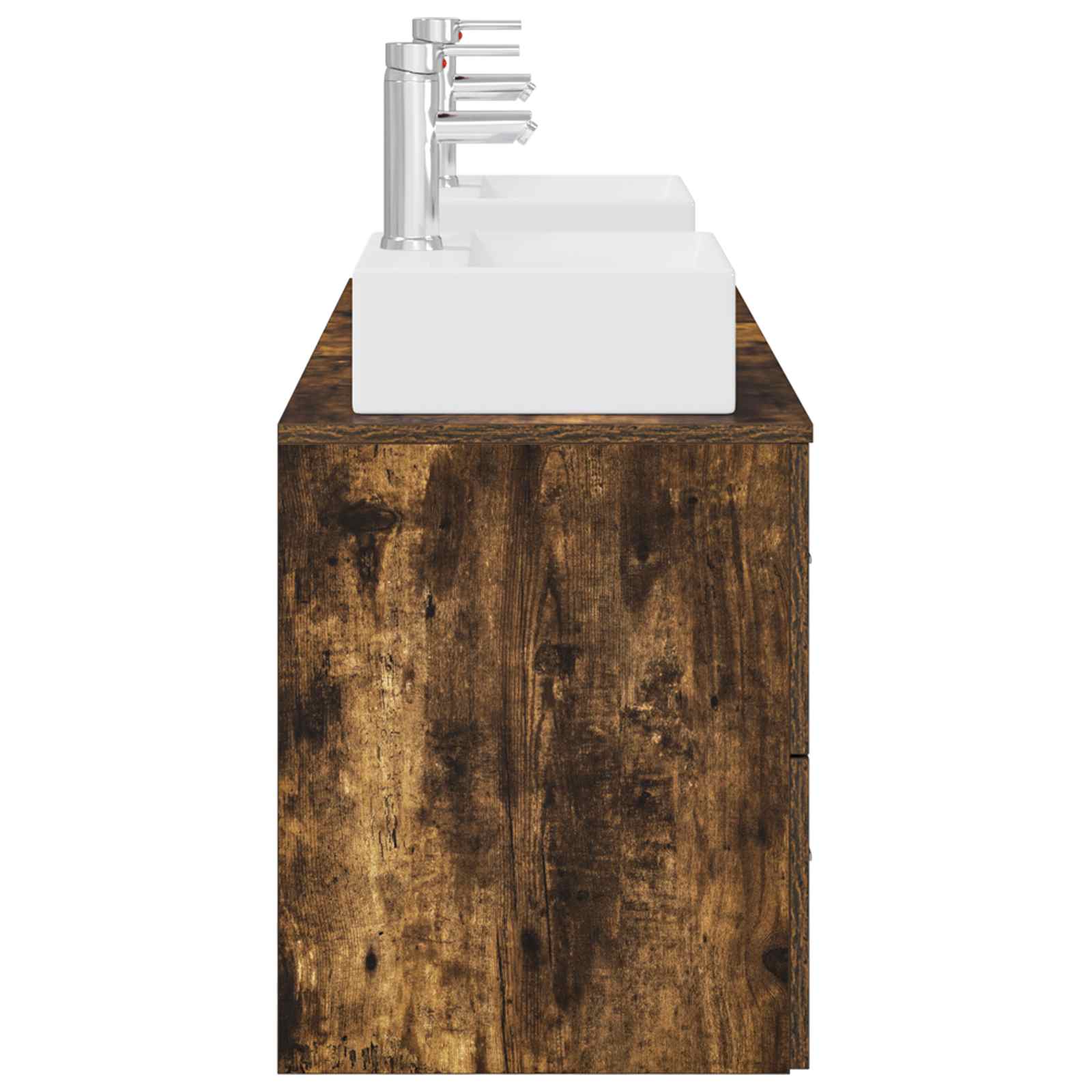 Ensemble d'armoire de salle de bain 3 pc Chêne fumé