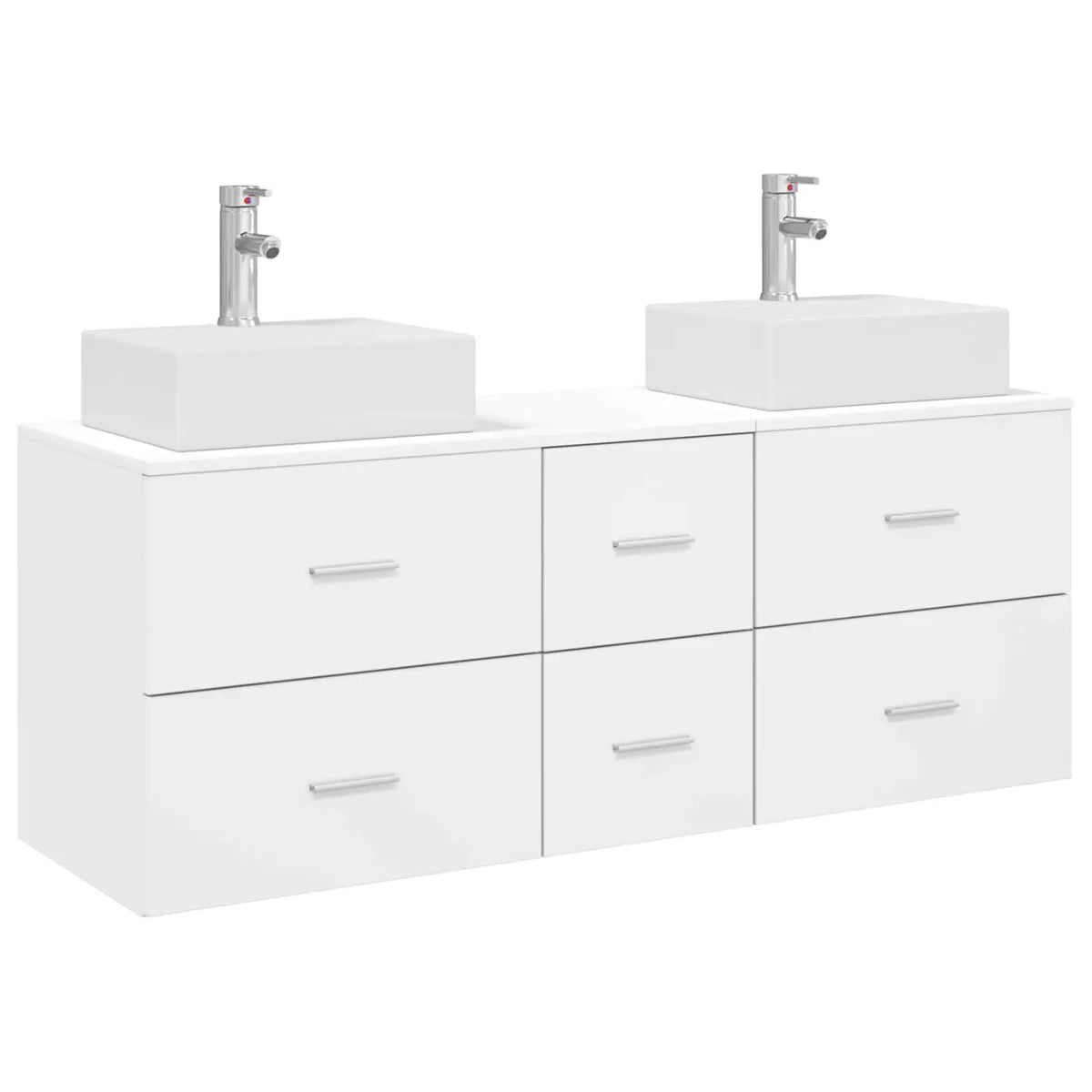 Ensemble d’armoire de salle de bain 3 pc Blanc - XIOS