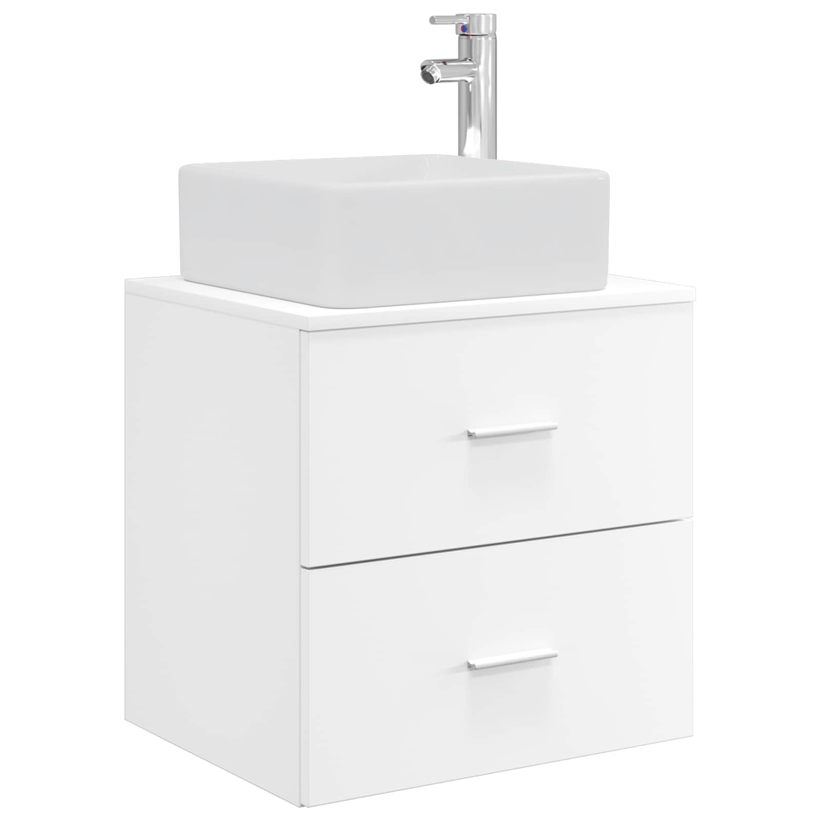 Ensemble d'armoire de salle de bain 3 pc Blanc