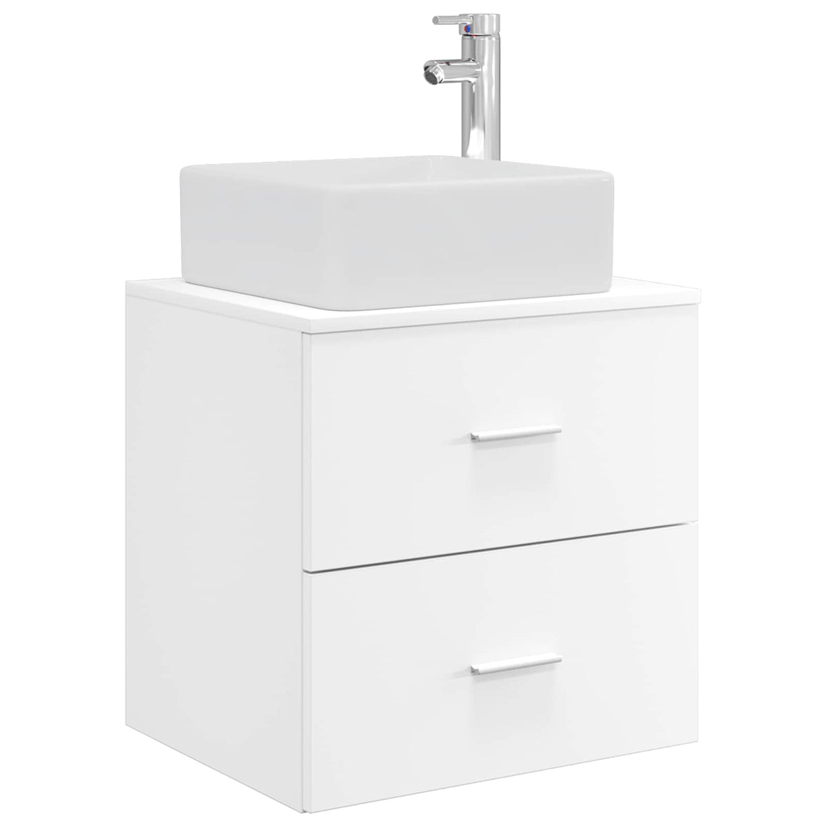 Ensemble d'armoire de salle de bain 3 pc Blanc 136 x 35 x 80 cm