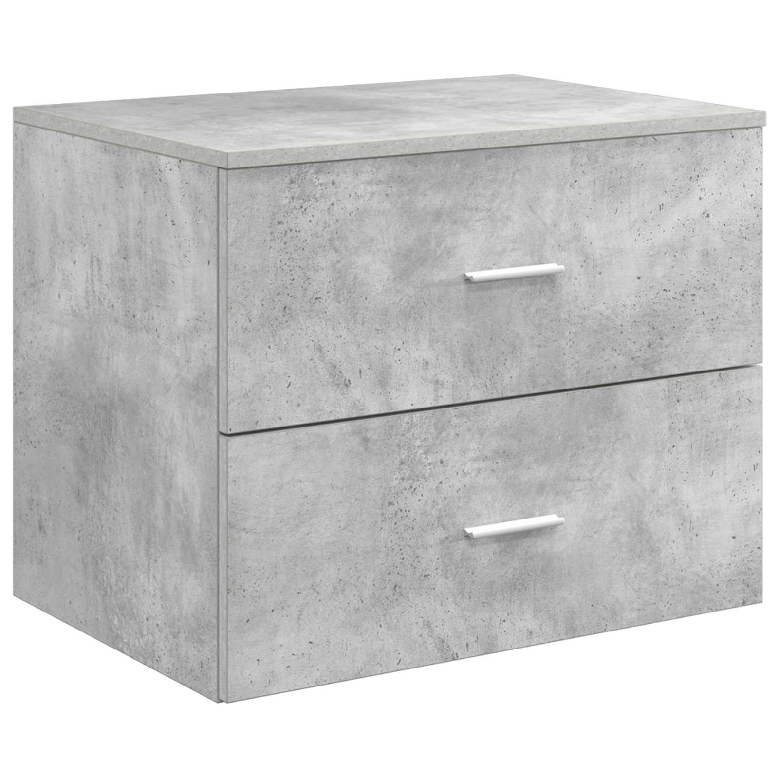 Ensemble d'armoire de salle de bain 3 pc Gris béton