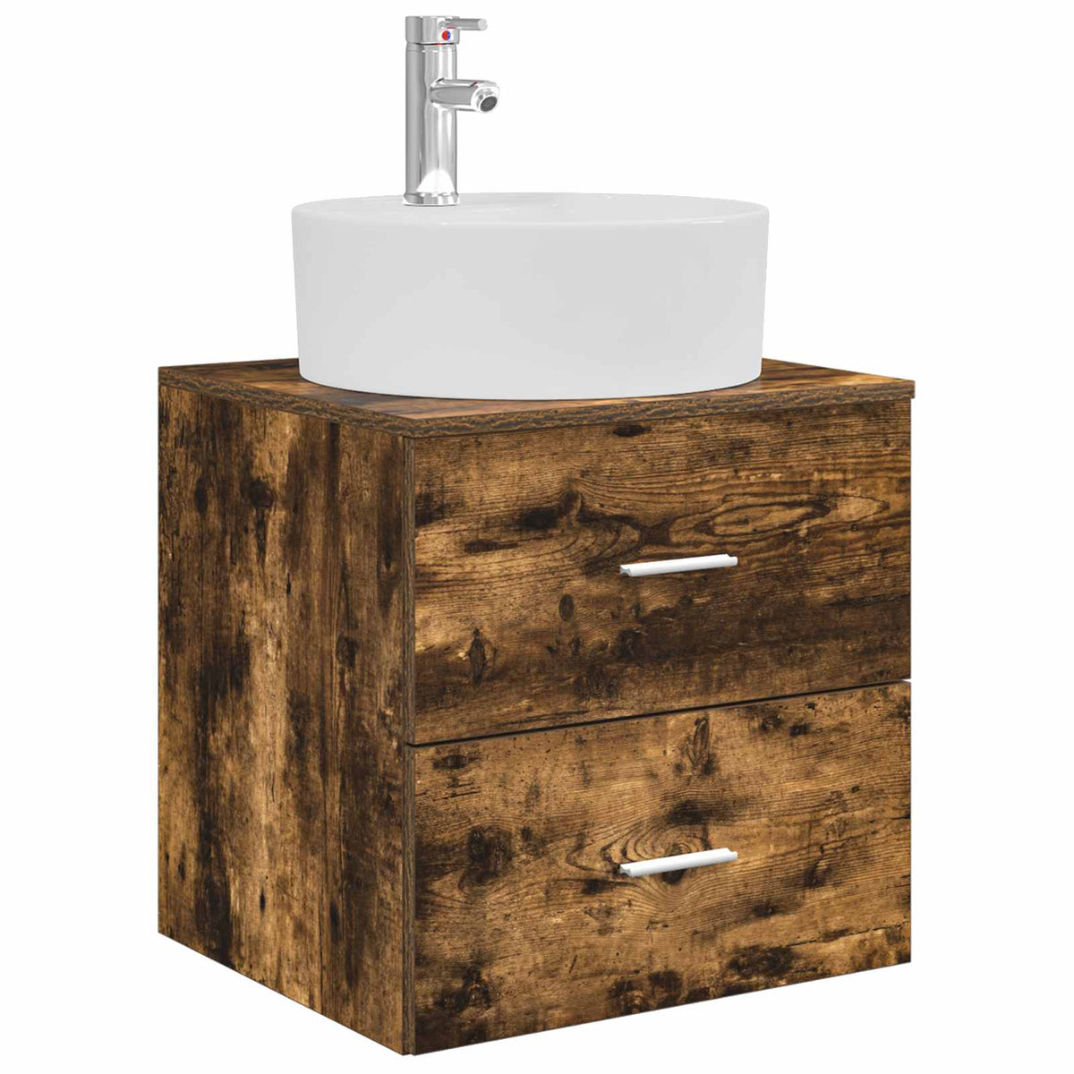 Ensemble d'armoire de salle de bain 3 pc Chêne fumé