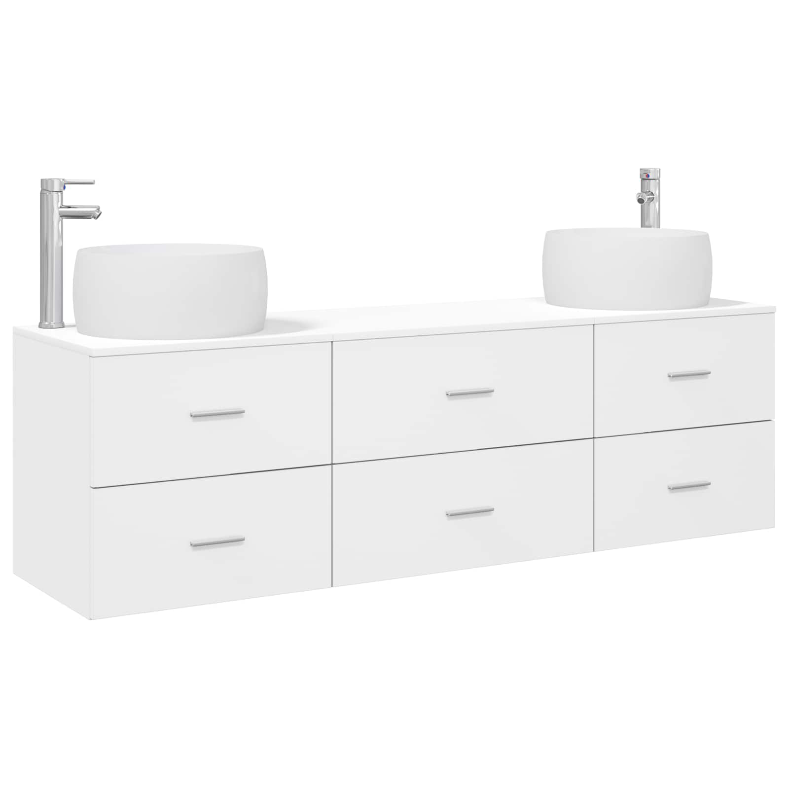 Ensemble de mobilier de salle de bain 3 pc Blanc