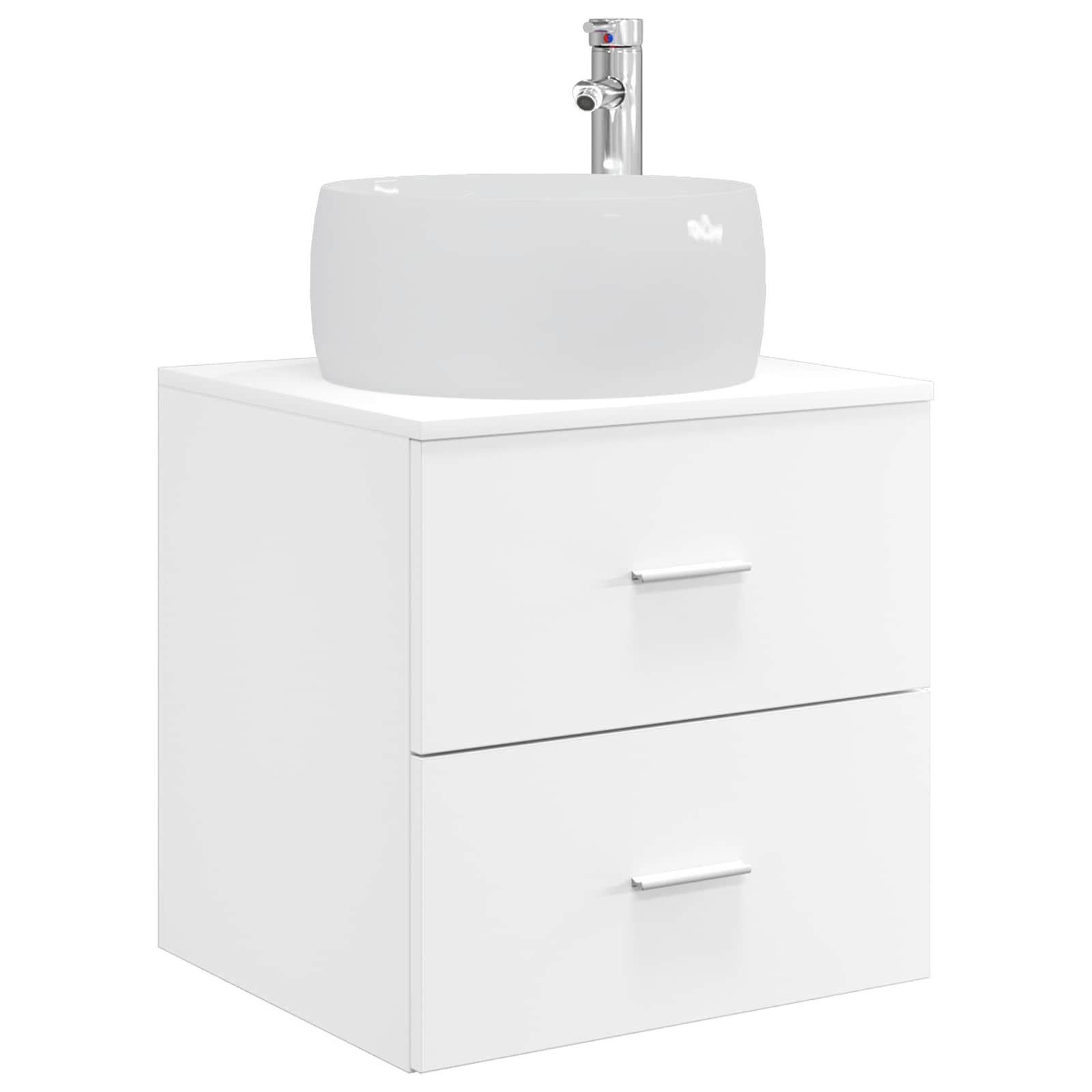 Ensemble de mobilier de salle de bain 3 pc Blanc