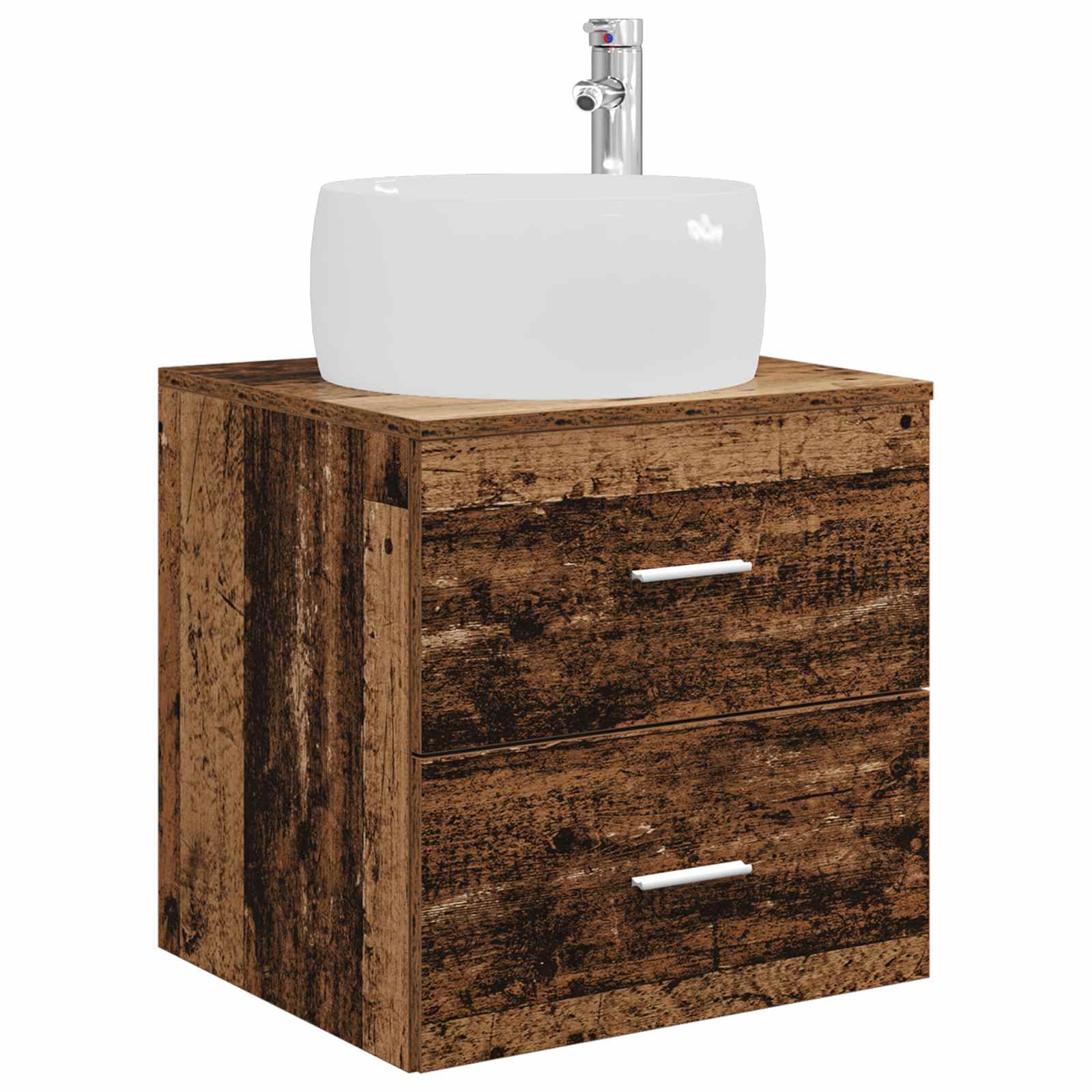 Ensemble de mobilier de salle de bain 3 pc Bois ancien
