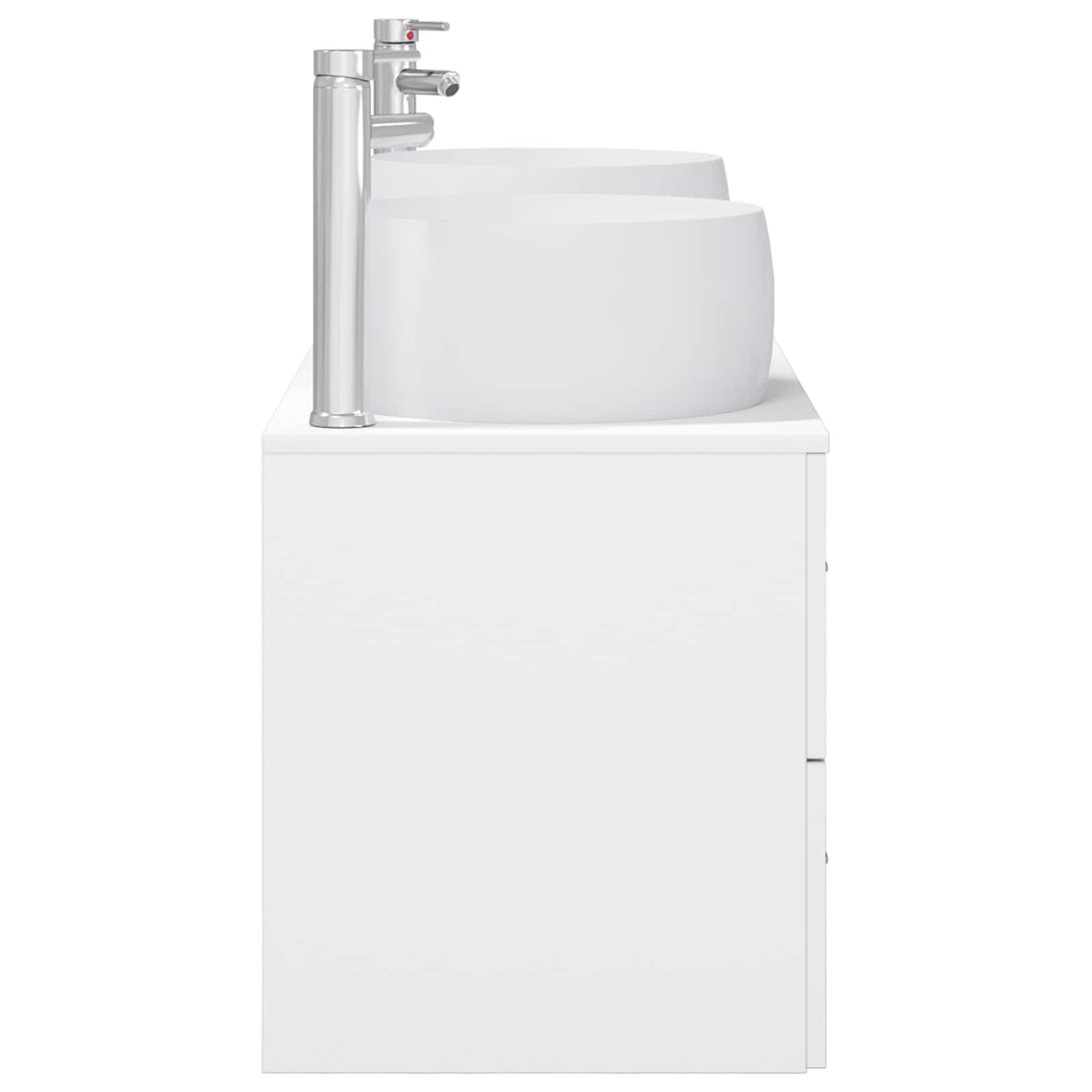 Ensemble de mobilier de salle de bain 3 pc Blanc