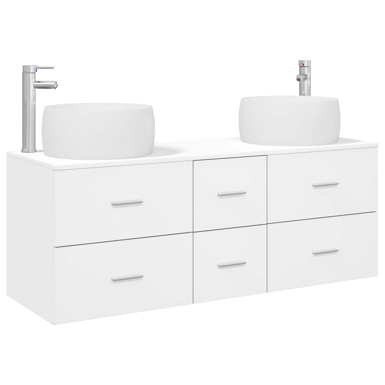 Ensemble de mobilier de salle de bain 3 pc Blanc
