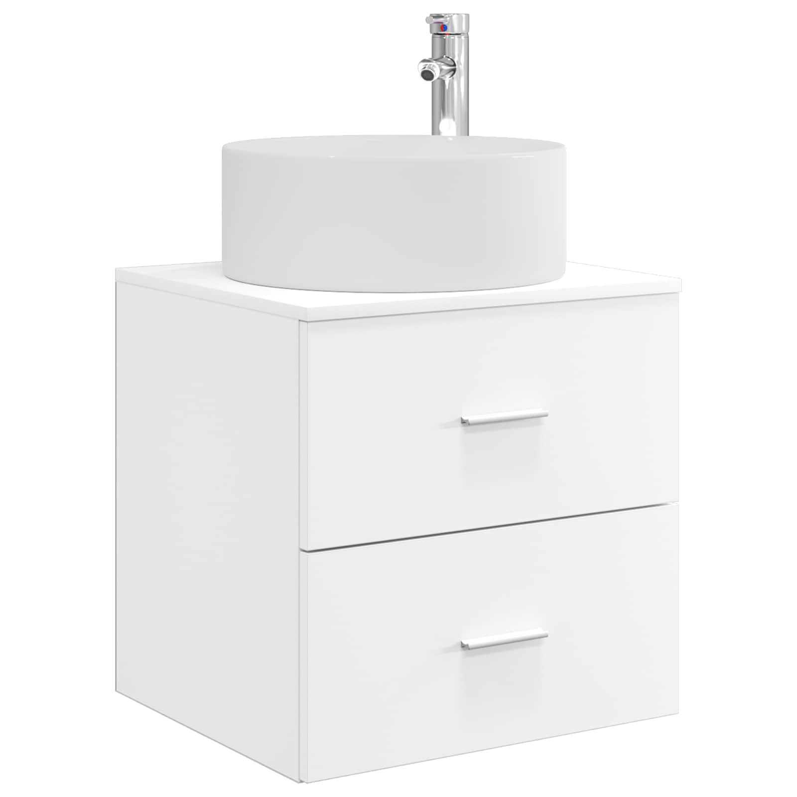 Ensemble de mobilier de salle de bain 3 pc Blanc