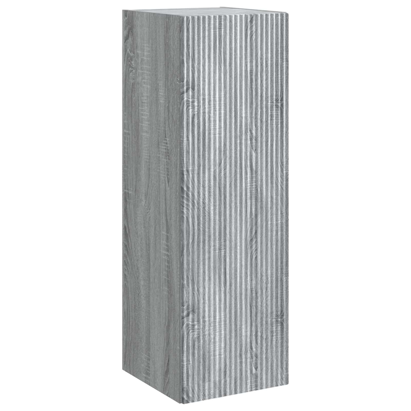 Ensemble de mobilier de salle de bain 5 pc Sonoma gris