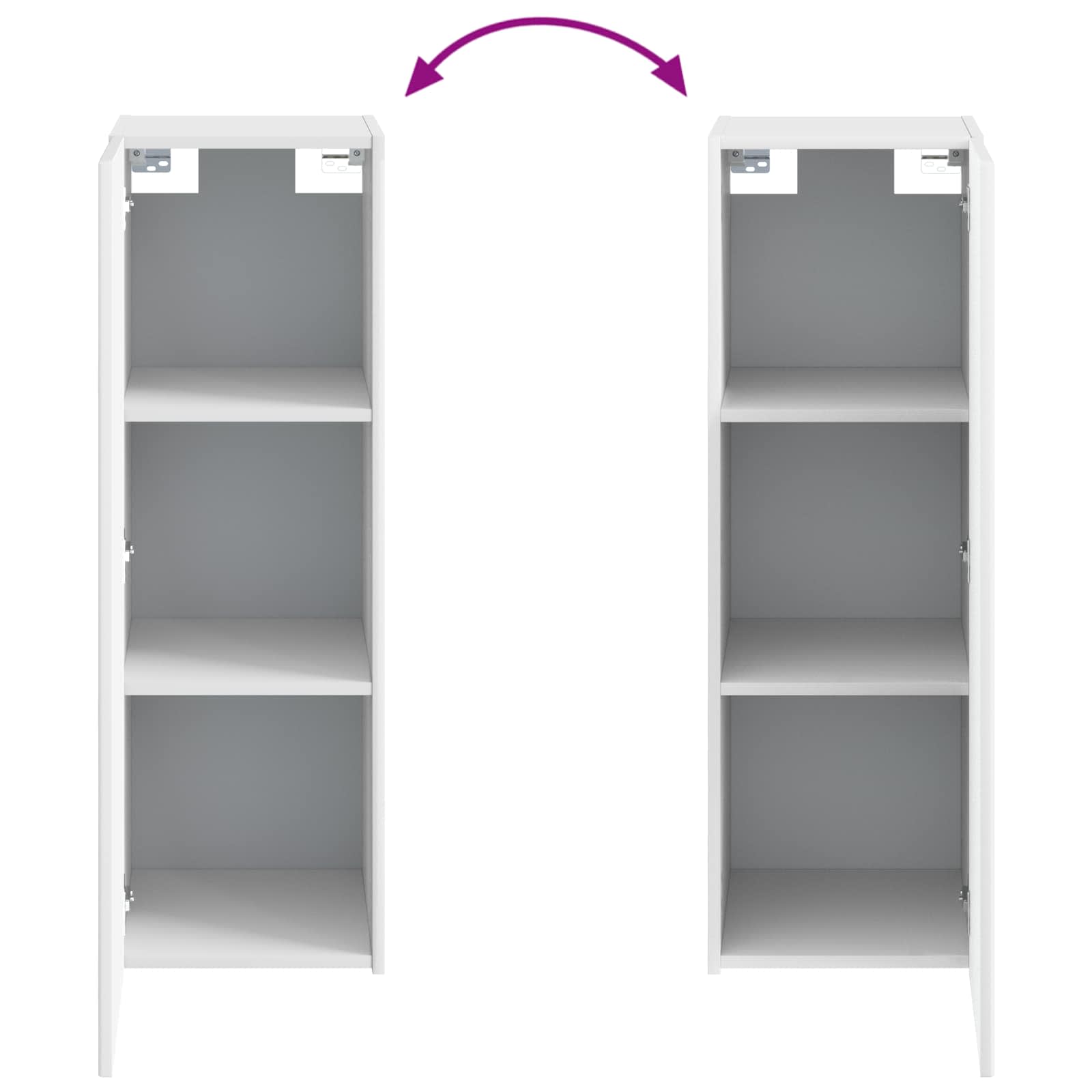 Ensemble de mobilier de salle de bain 5 pc Blanc