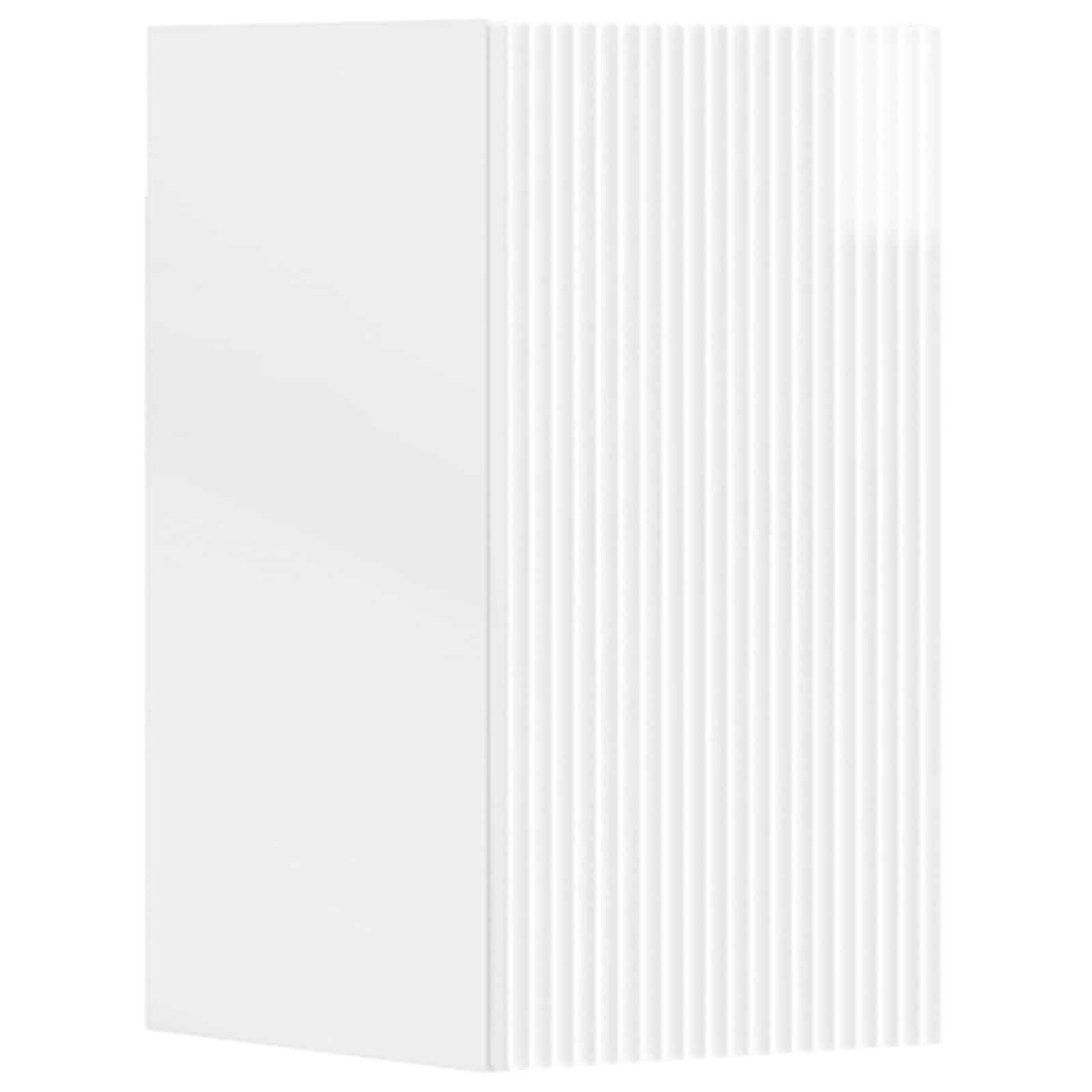 Ensemble de mobilier de salle de bain 3 pc Blanc brillant
