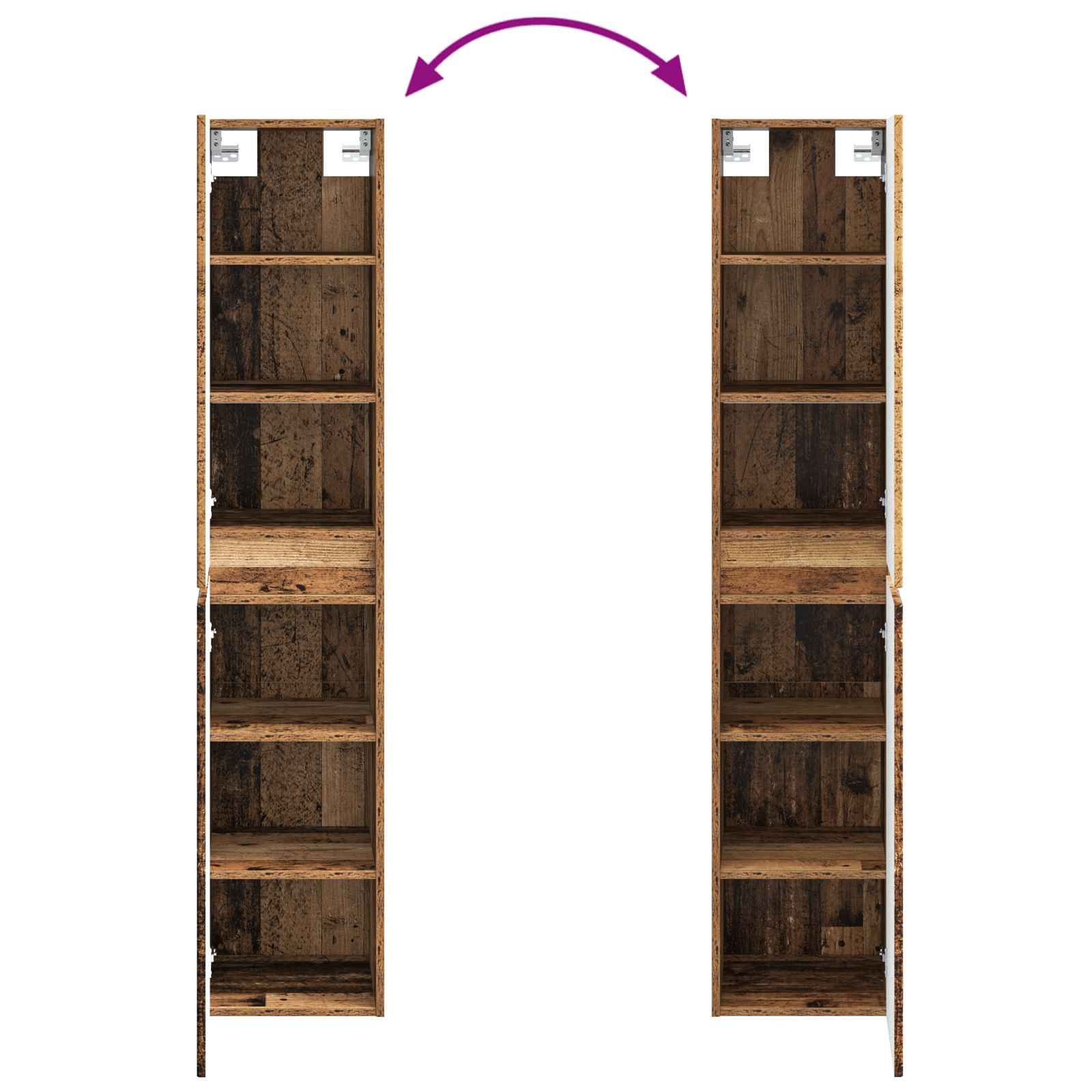 Ensemble de mobilier de salle de bain 3 pc Bois ancien