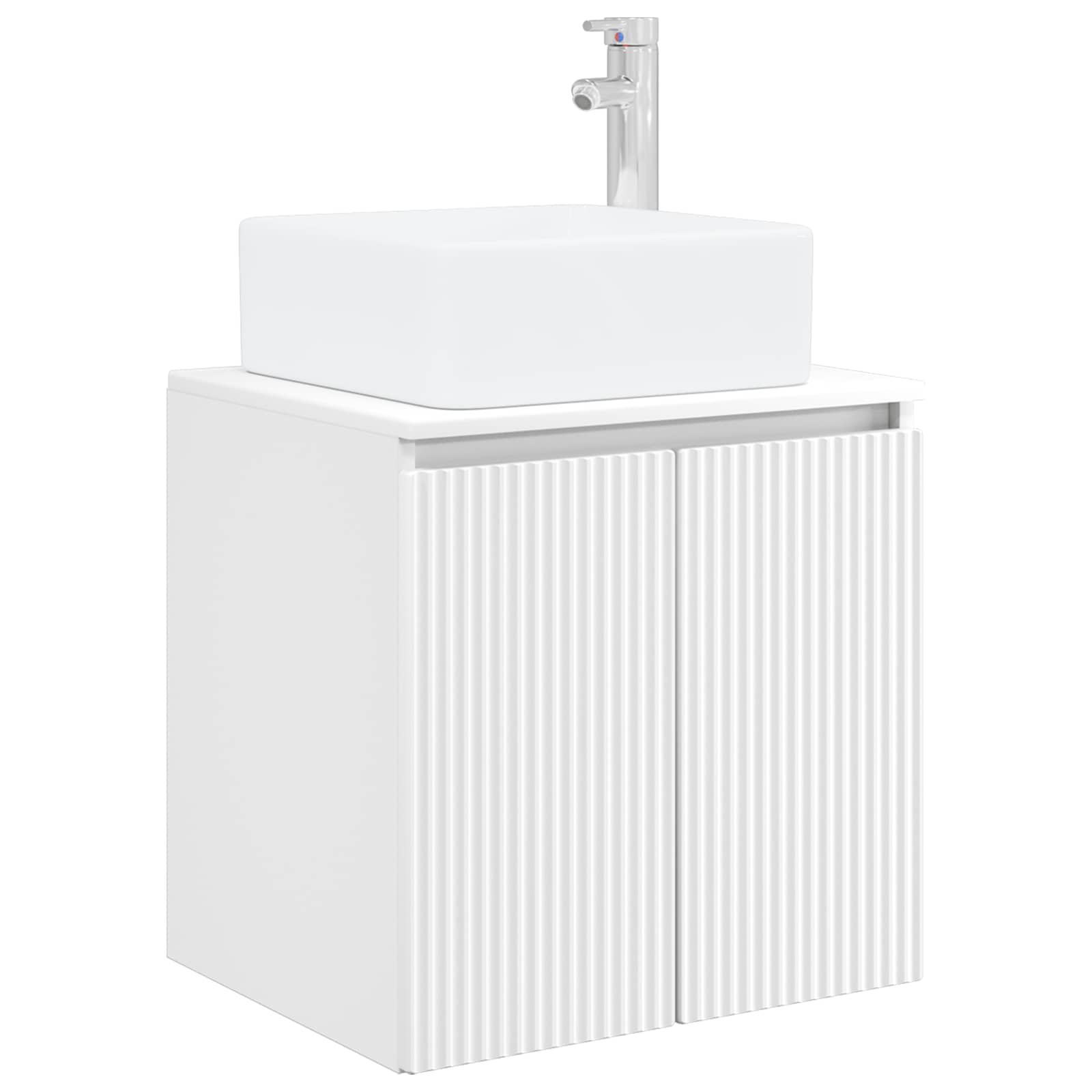 Ensemble de mobilier de salle de bain 3 pc Blanc