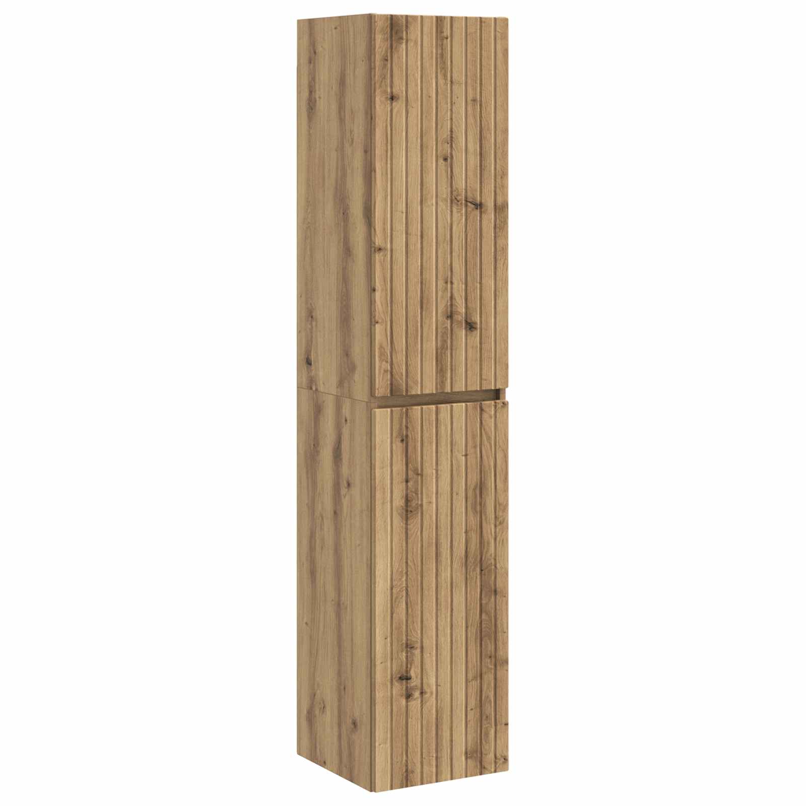 Ensemble de mobilier de salle de bain 3 pc Chêne artisanal