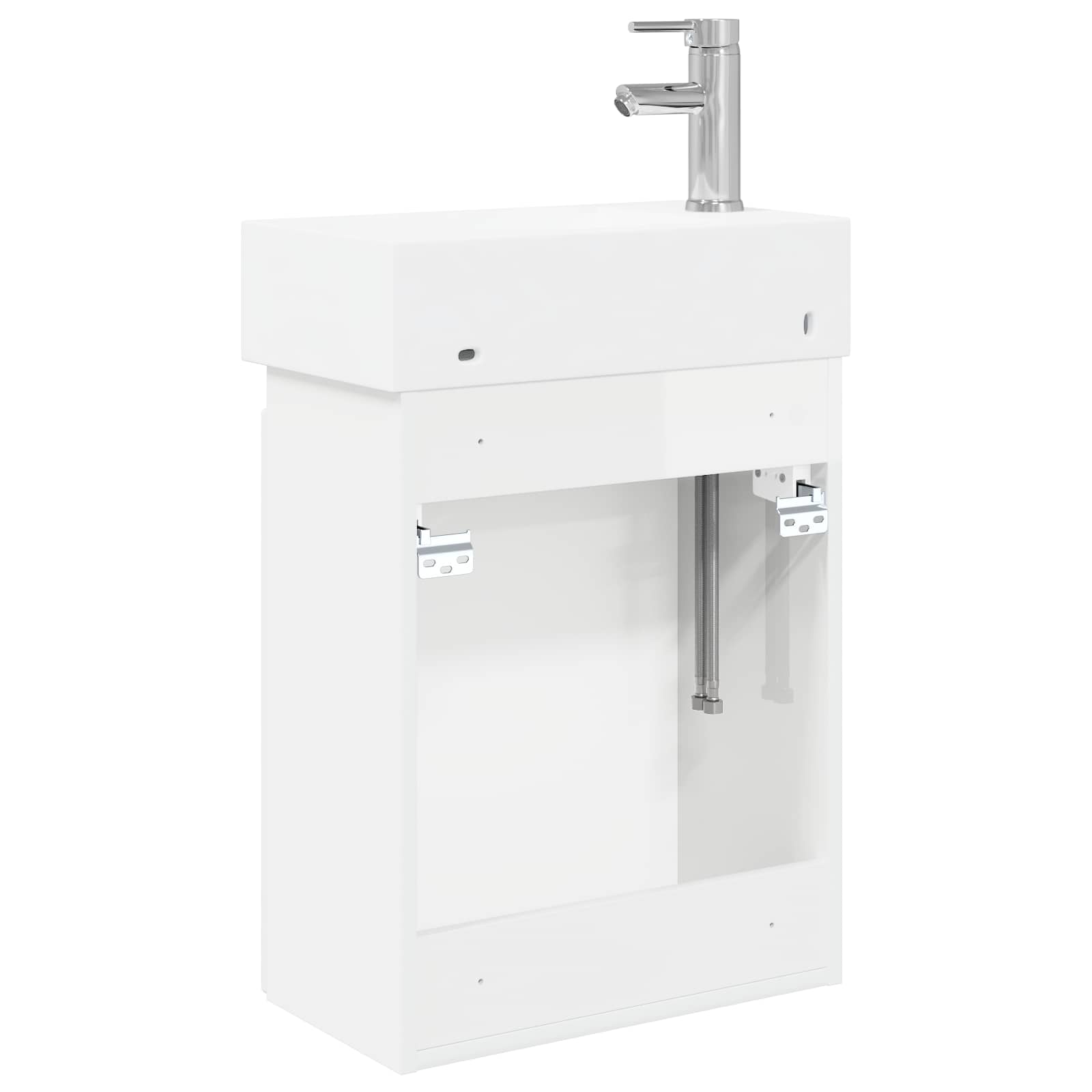 Meuble de salle de bain avec robinet Blanc brillant - XIOS