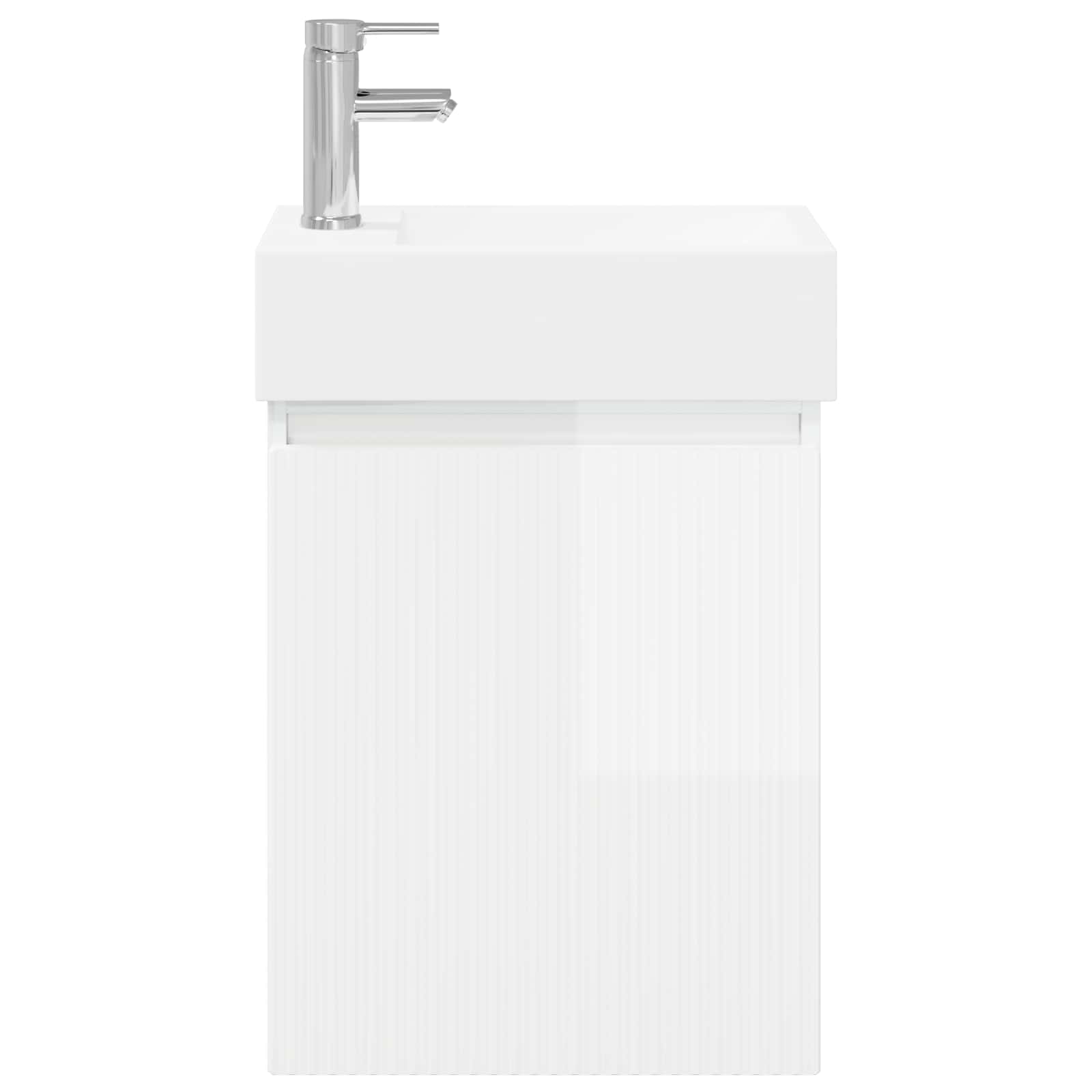 Meuble de salle de bain avec robinet Blanc brillant - XIOS