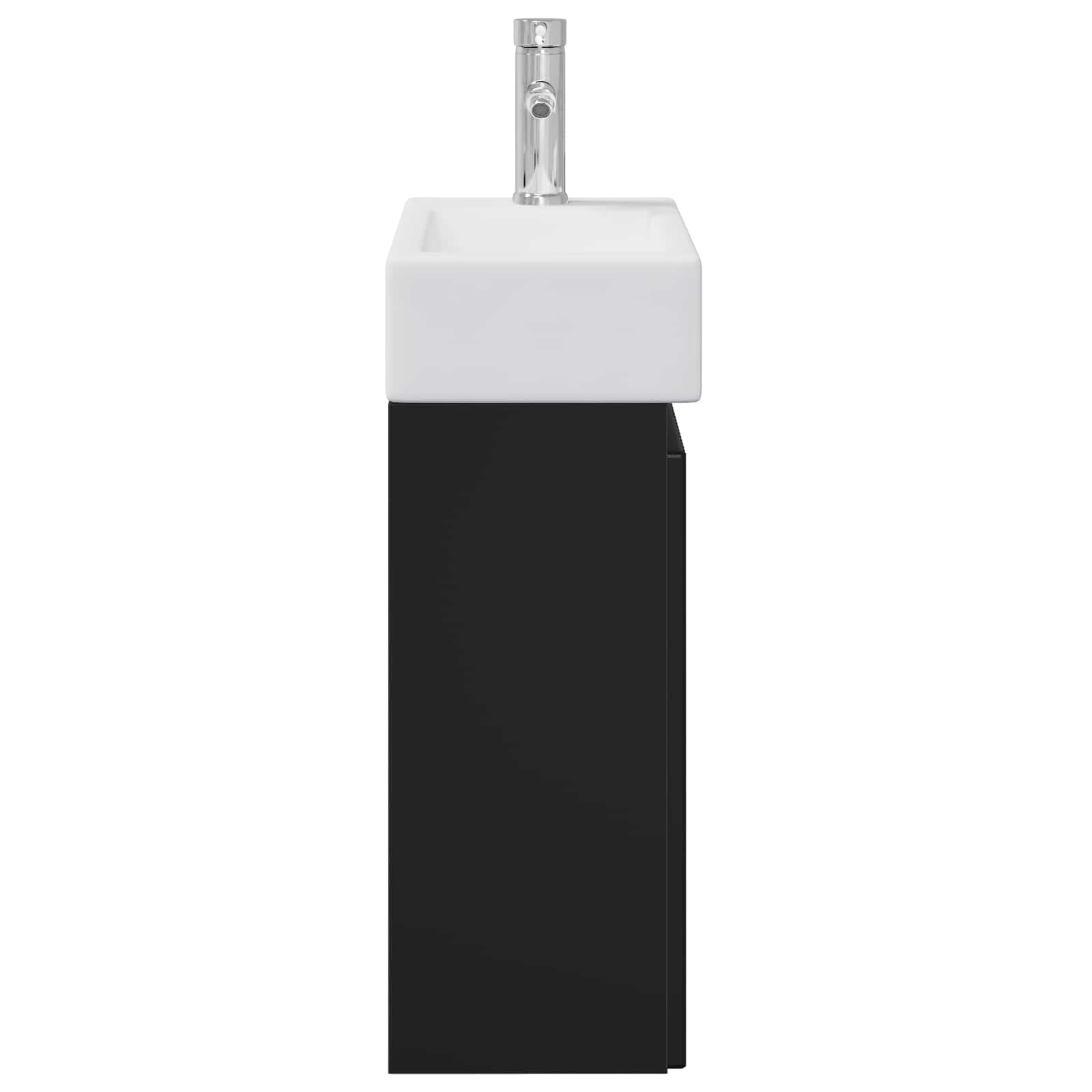 Meuble de salle de bain avec robinet Noir 45,5 x 22,5 x 84 cm - XIOS