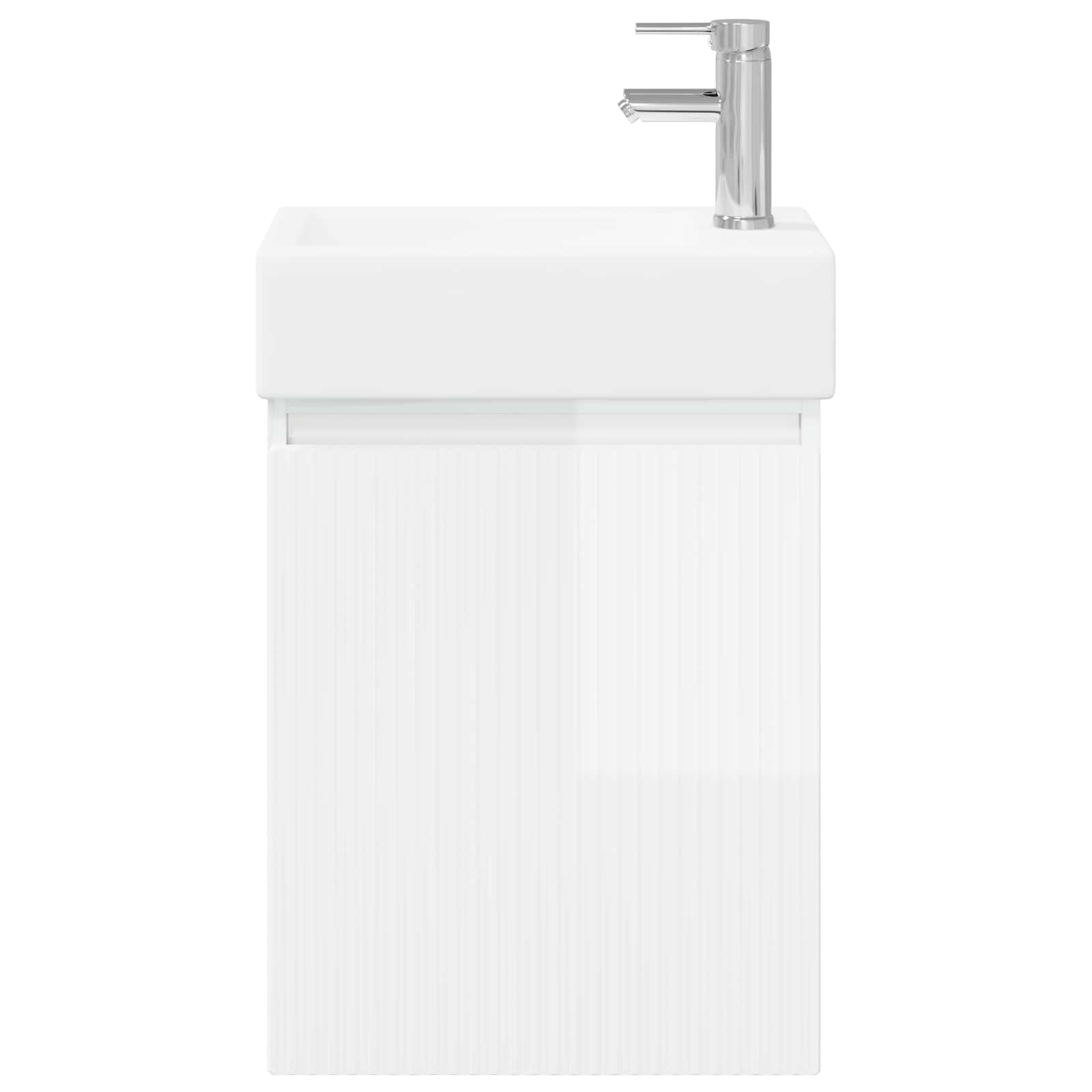 Meuble de salle de bain avec robinet Blanc brillant - XIOS