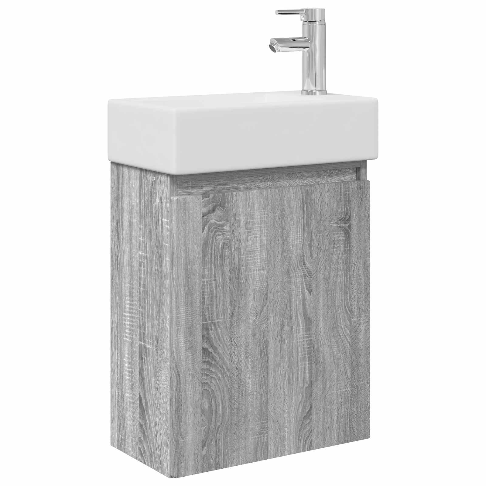 Meuble de salle de bain avec robinet Sonoma gris - XIOS