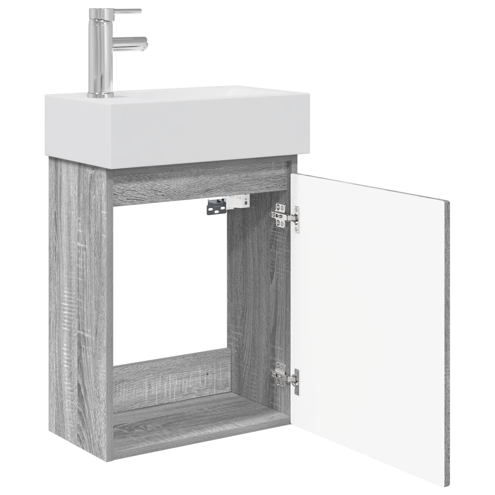 Meuble de salle de bain avec robinet Sonoma gris - XIOS