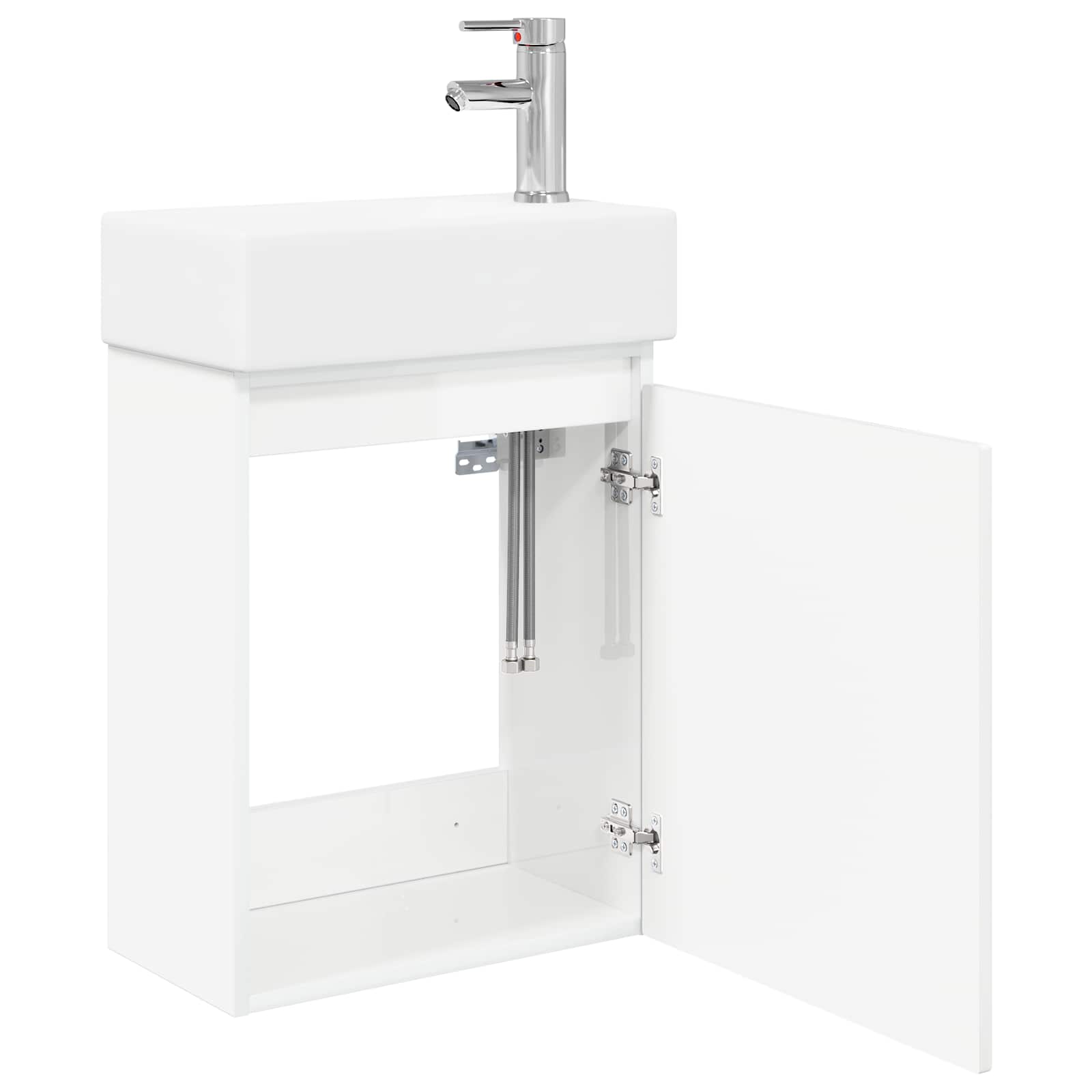 Meuble de salle de bain avec robinet Blanc brillant - XIOS
