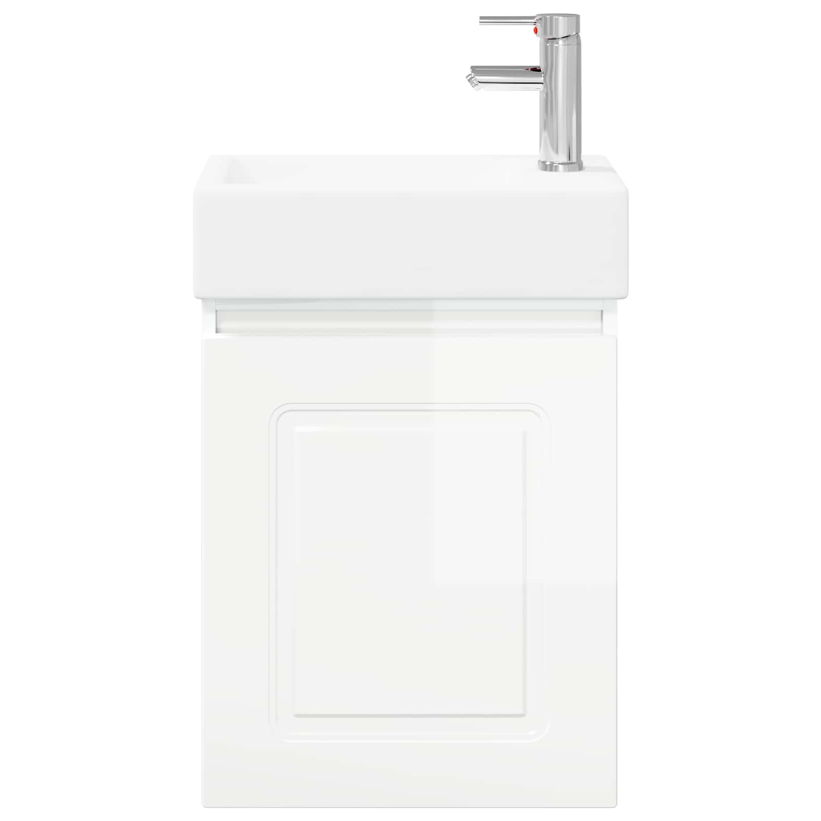 Meuble de salle de bain avec robinet Blanc brillant - XIOS