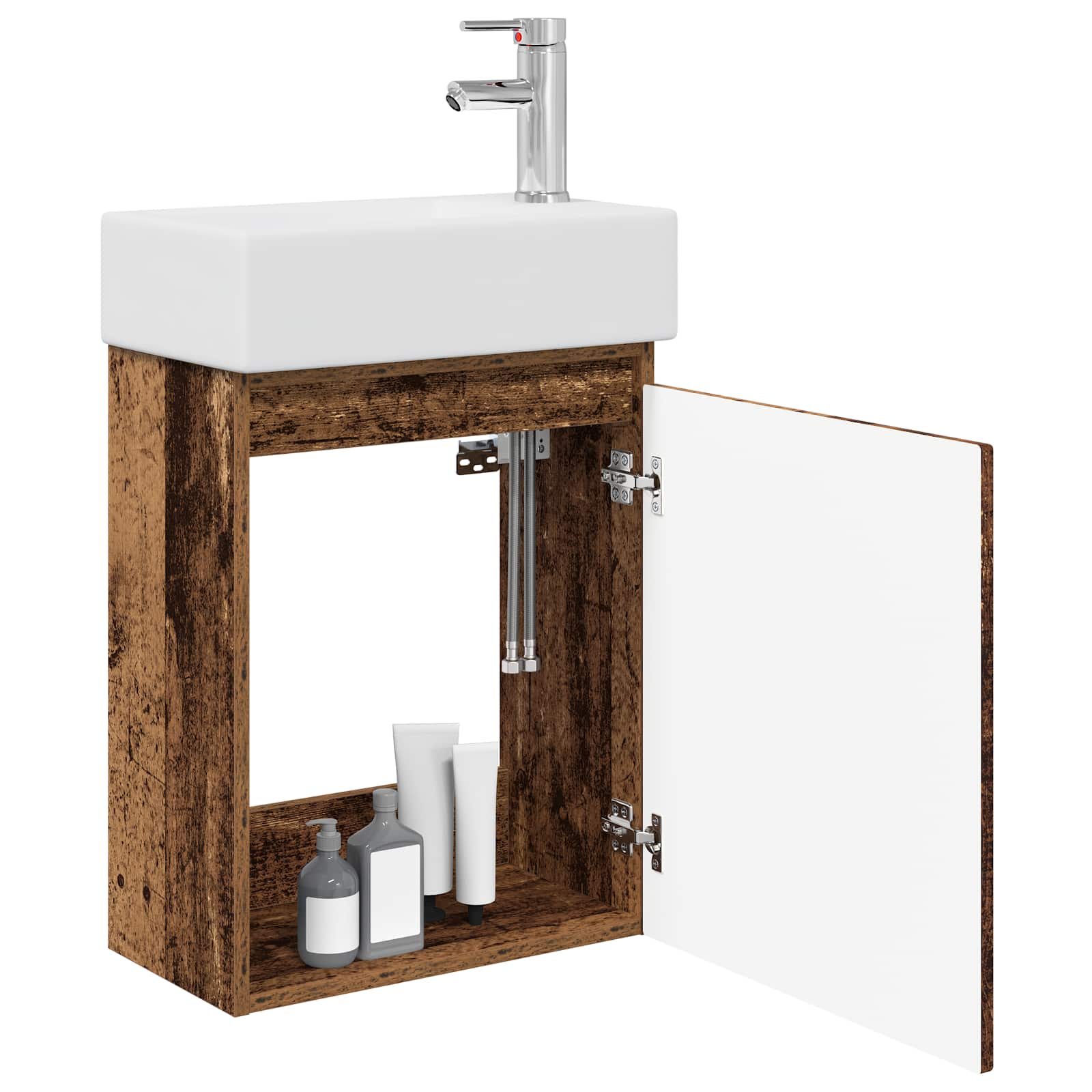 Meuble de salle de bain avec robinet Bois ancien - XIOS