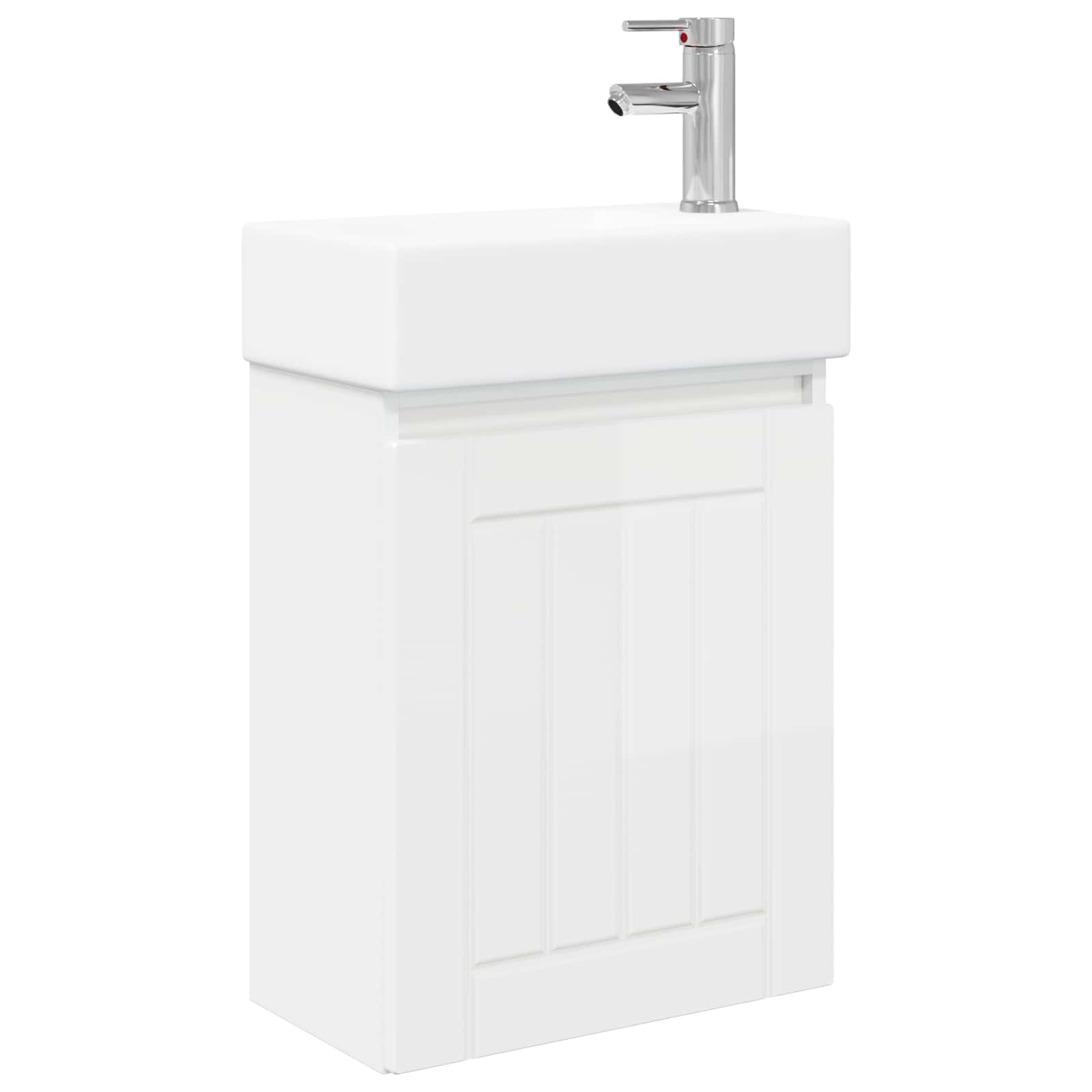 Meuble de salle de bain avec robinet Blanc brillant - XIOS