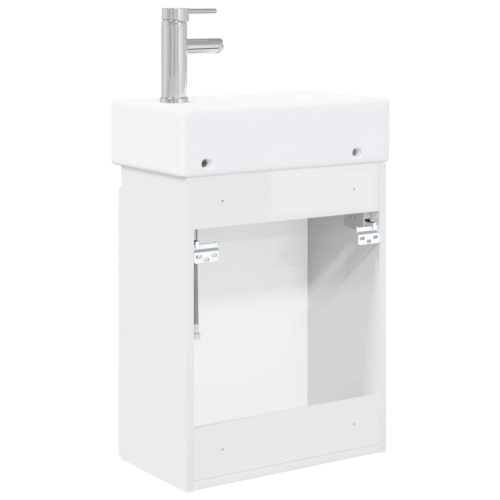 Meuble de salle de bain avec robinet Blanc brillant - XIOS