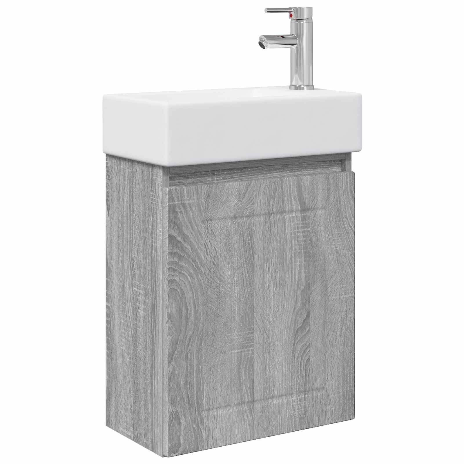 Meuble de salle de bain avec robinet Sonoma gris - XIOS