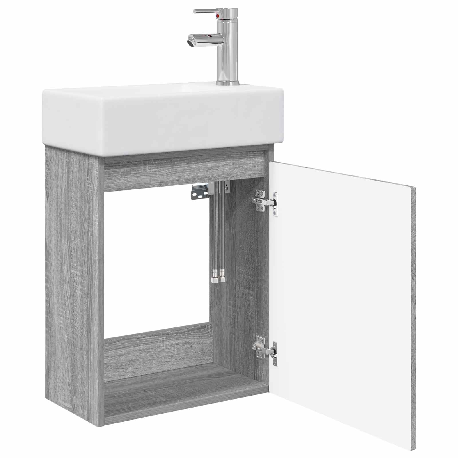 Meuble de salle de bain avec robinet Sonoma gris - XIOS