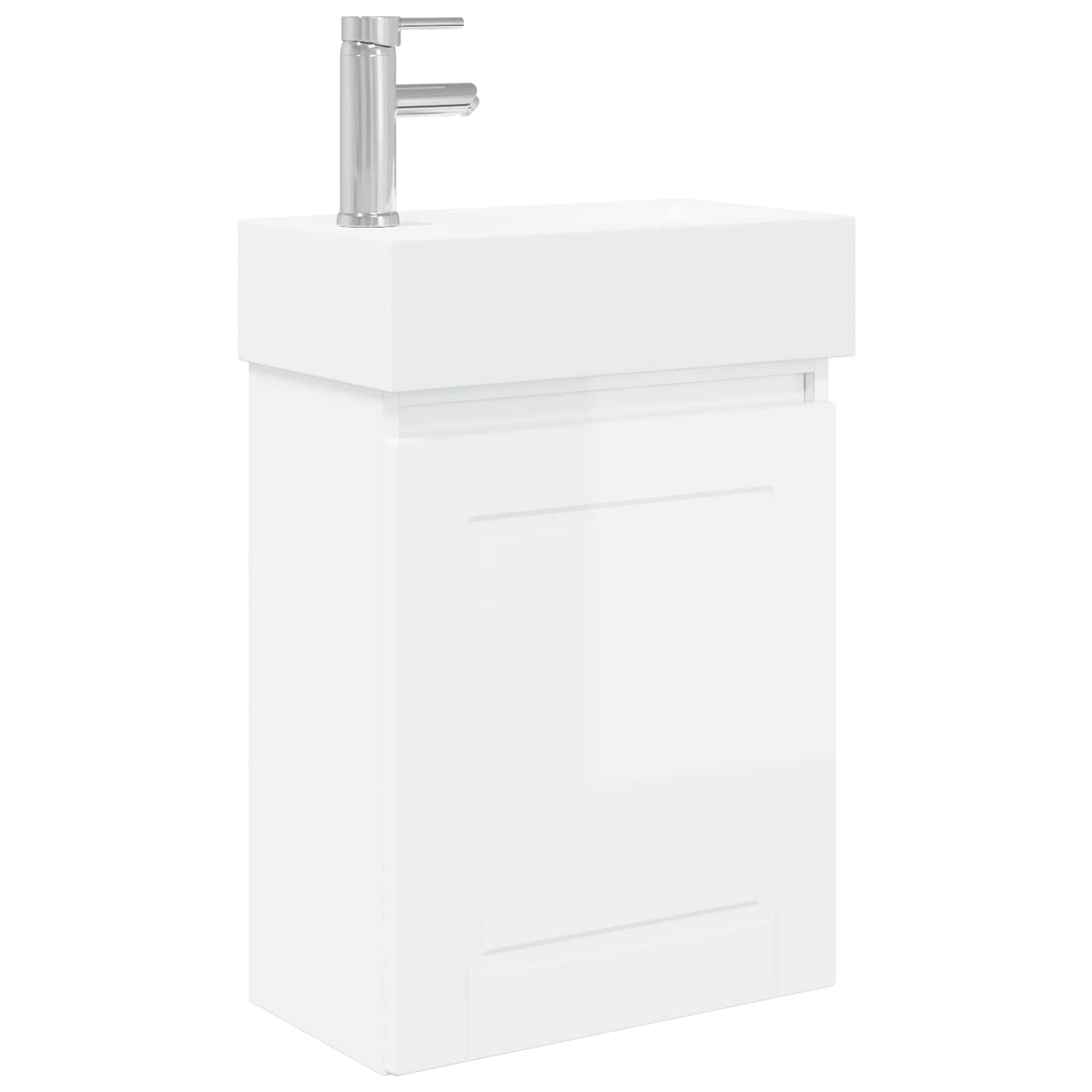 Meuble de salle de bain avec robinet Blanc brillant - XIOS