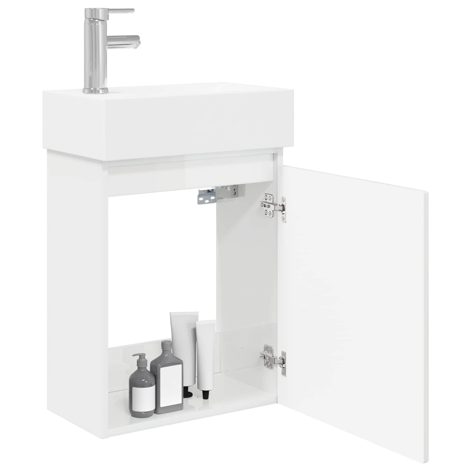 Meuble de salle de bain avec robinet Blanc brillant - XIOS
