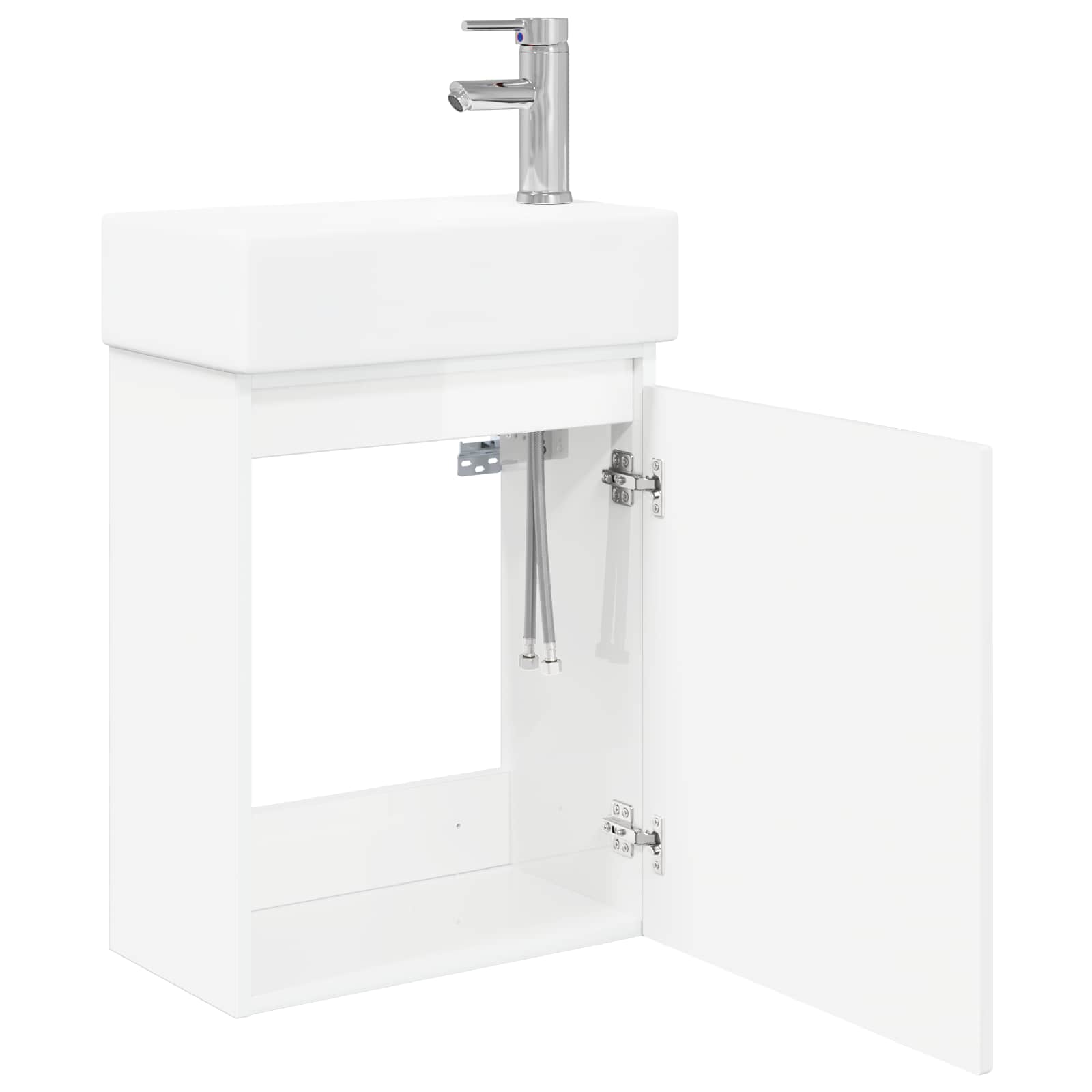 Meuble de salle de bain avec robinet Blanc brillant - XIOS