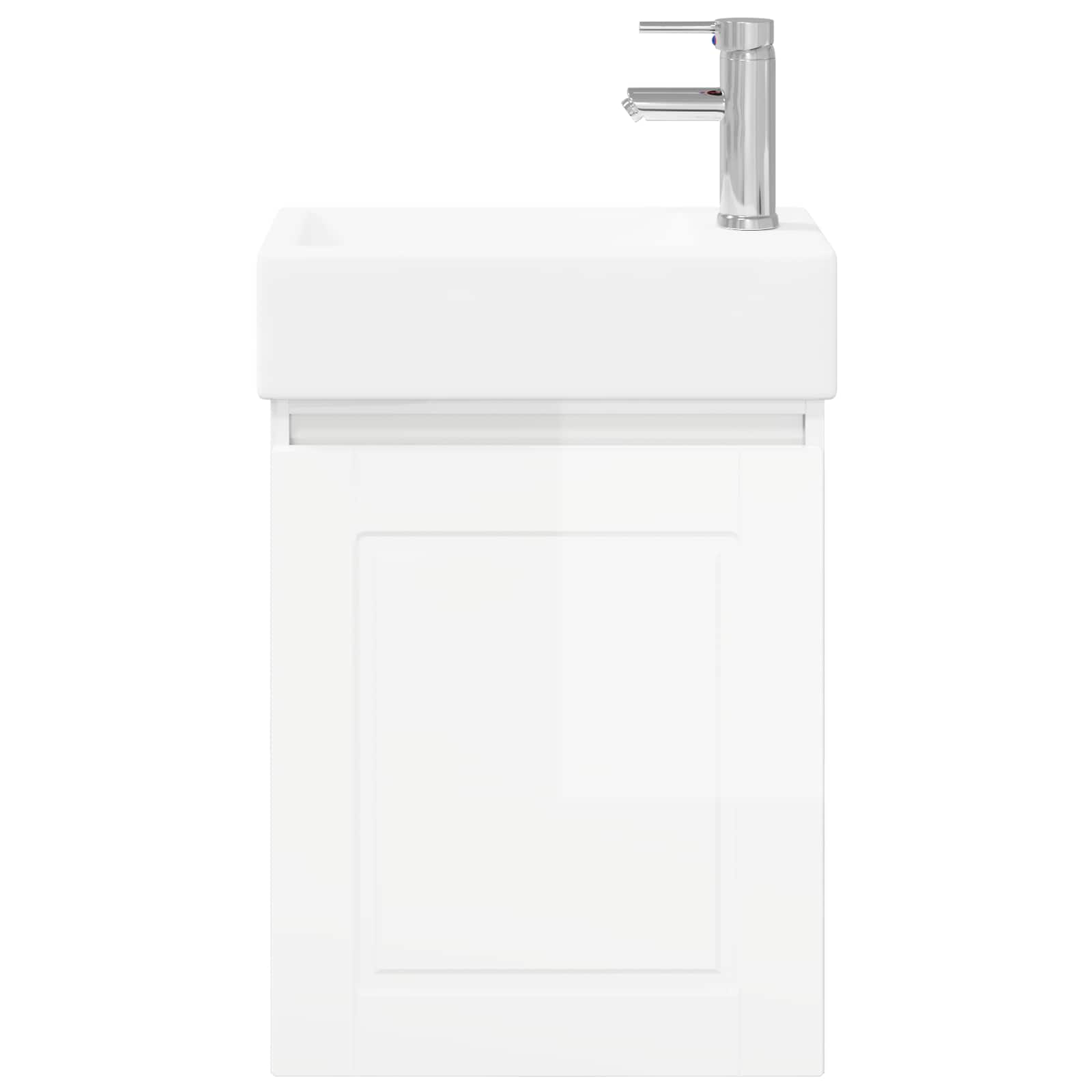 Meuble de salle de bain avec robinet Blanc brillant - XIOS
