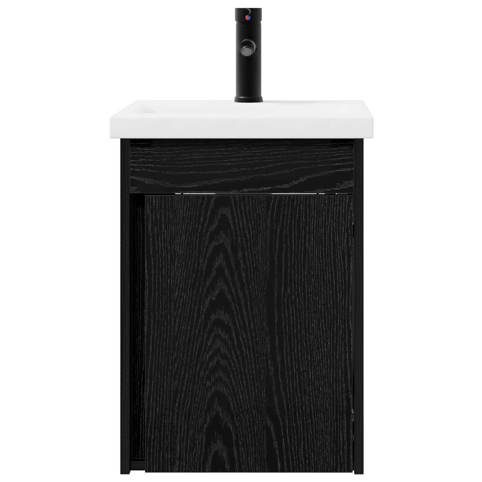 Meuble de salle de bain avec robinet Chêne noir - XIOS