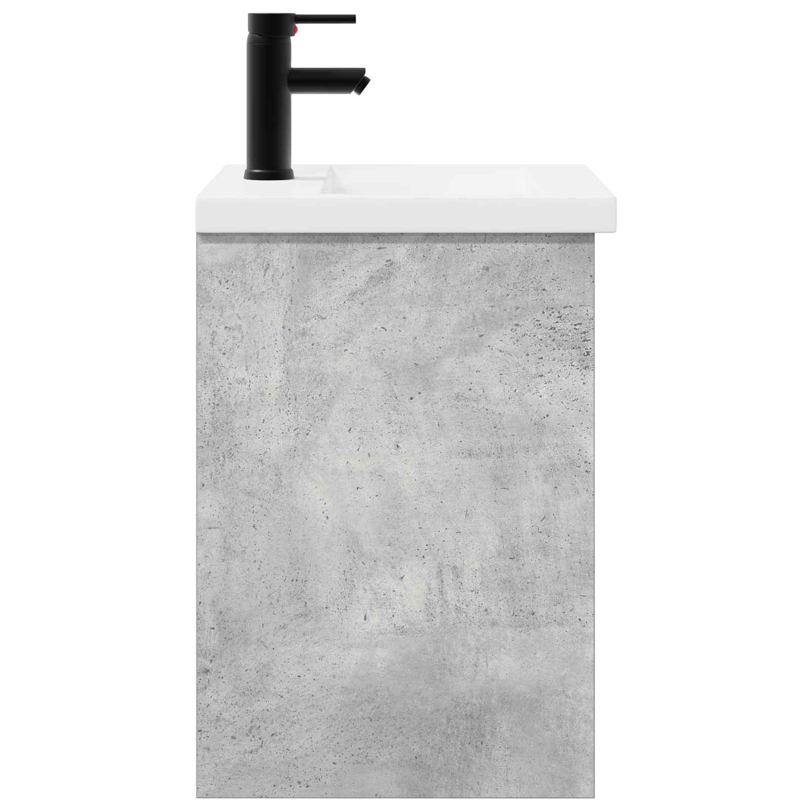 Meuble de salle de bain avec robinet Gris béton - XIOS