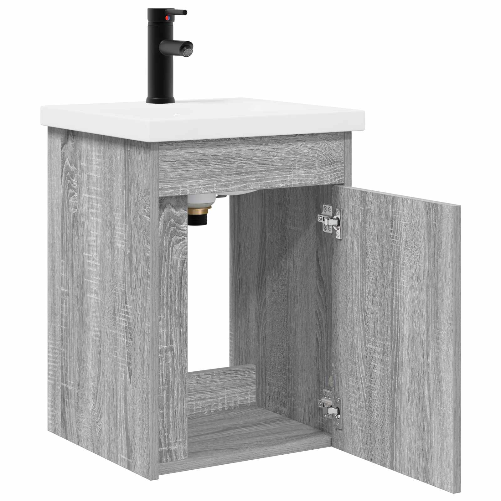 Meuble de salle de bain avec robinet Sonoma gris - XIOS