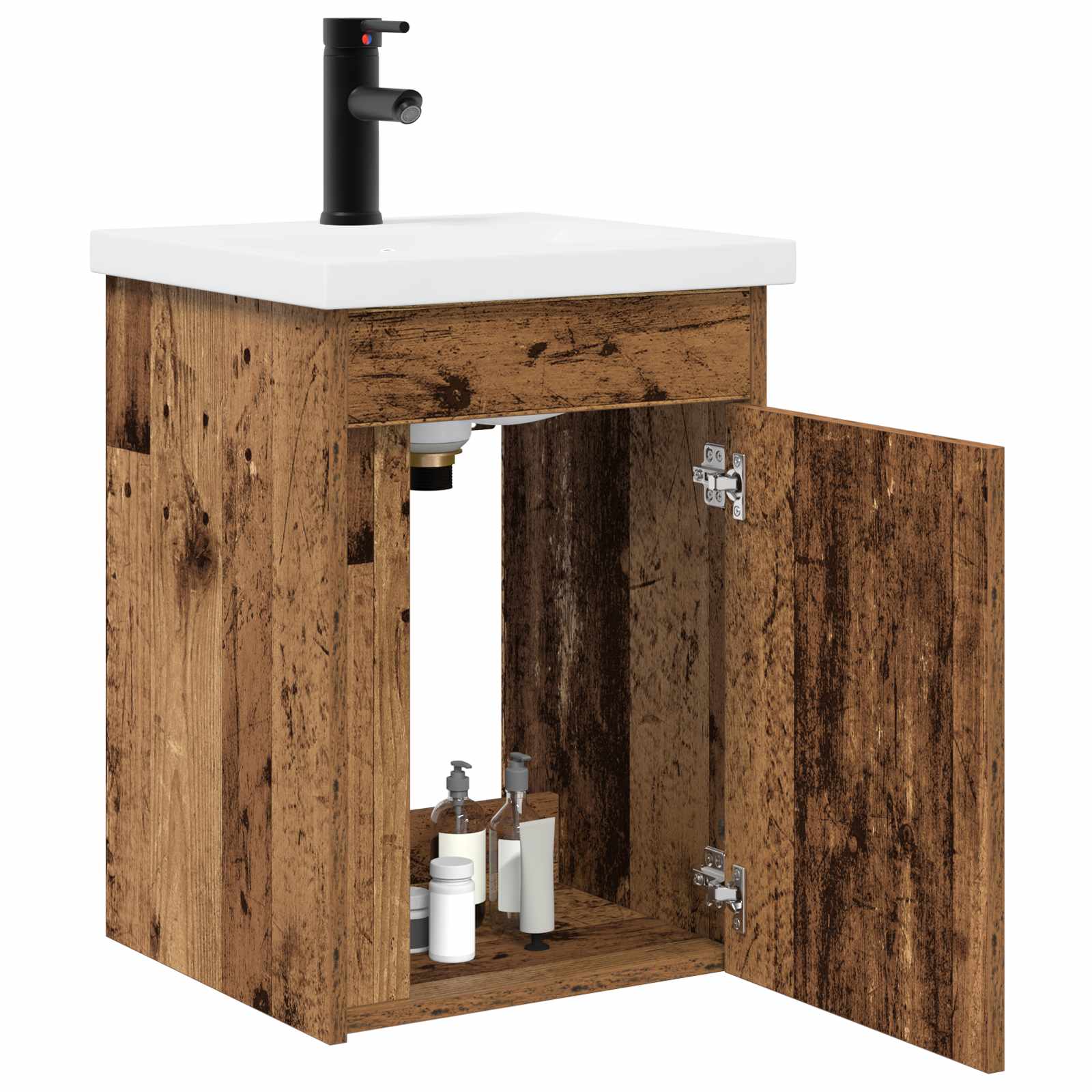Meuble de salle de bain avec robinet Bois ancien - XIOS