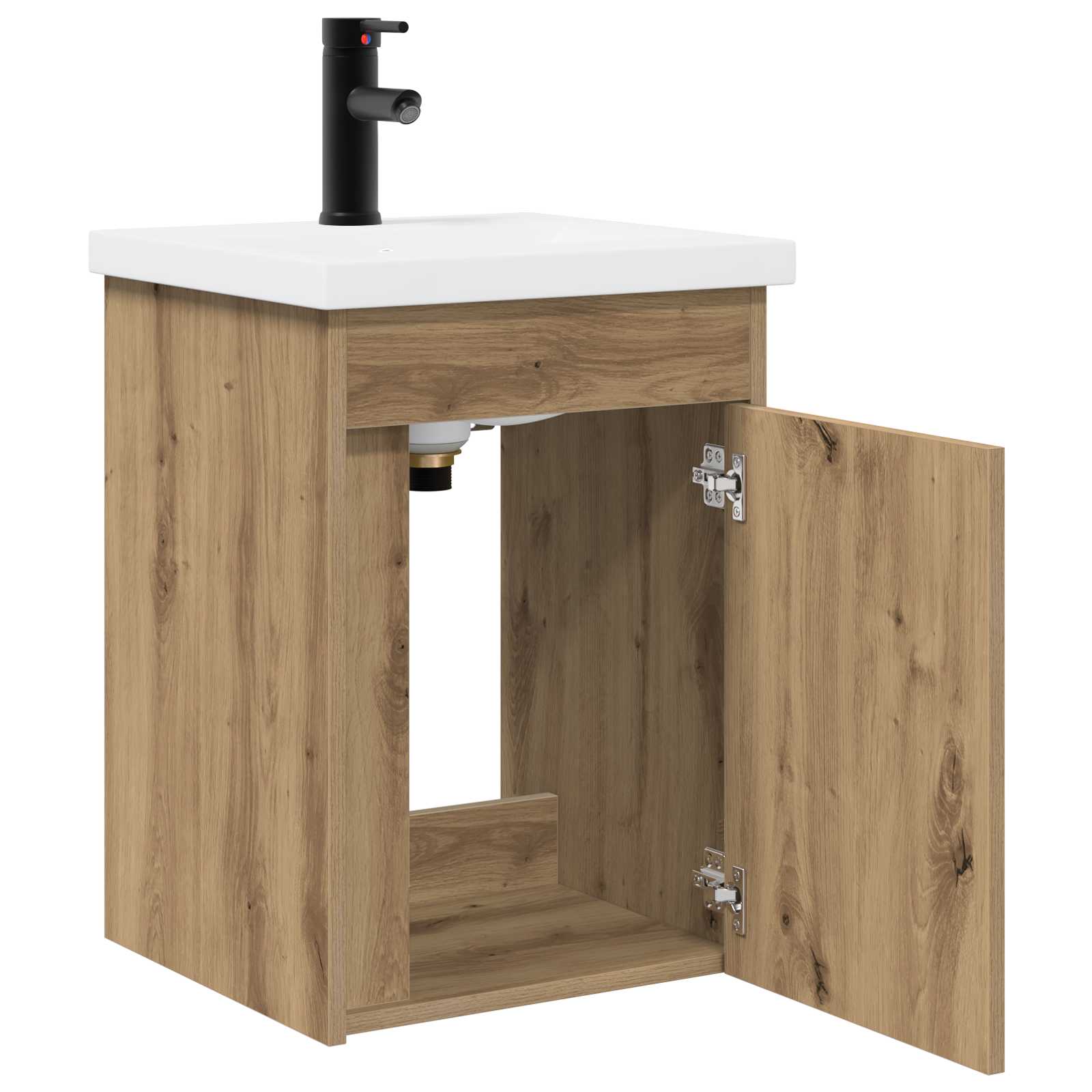Meuble de salle de bain avec robinet Chêne artisanal - XIOS