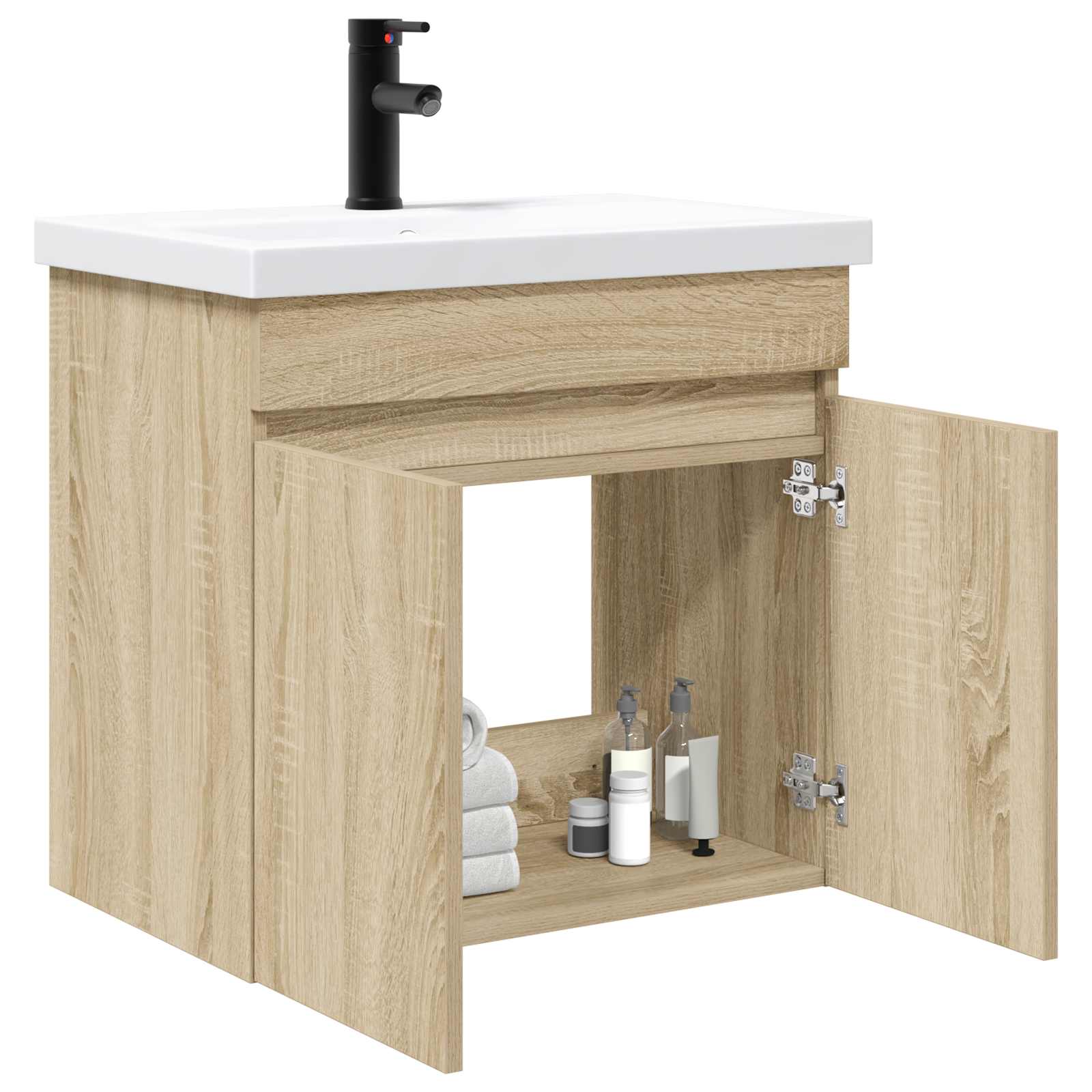 Meuble de salle de bain avec robinet Chêne Sonoma - XIOS